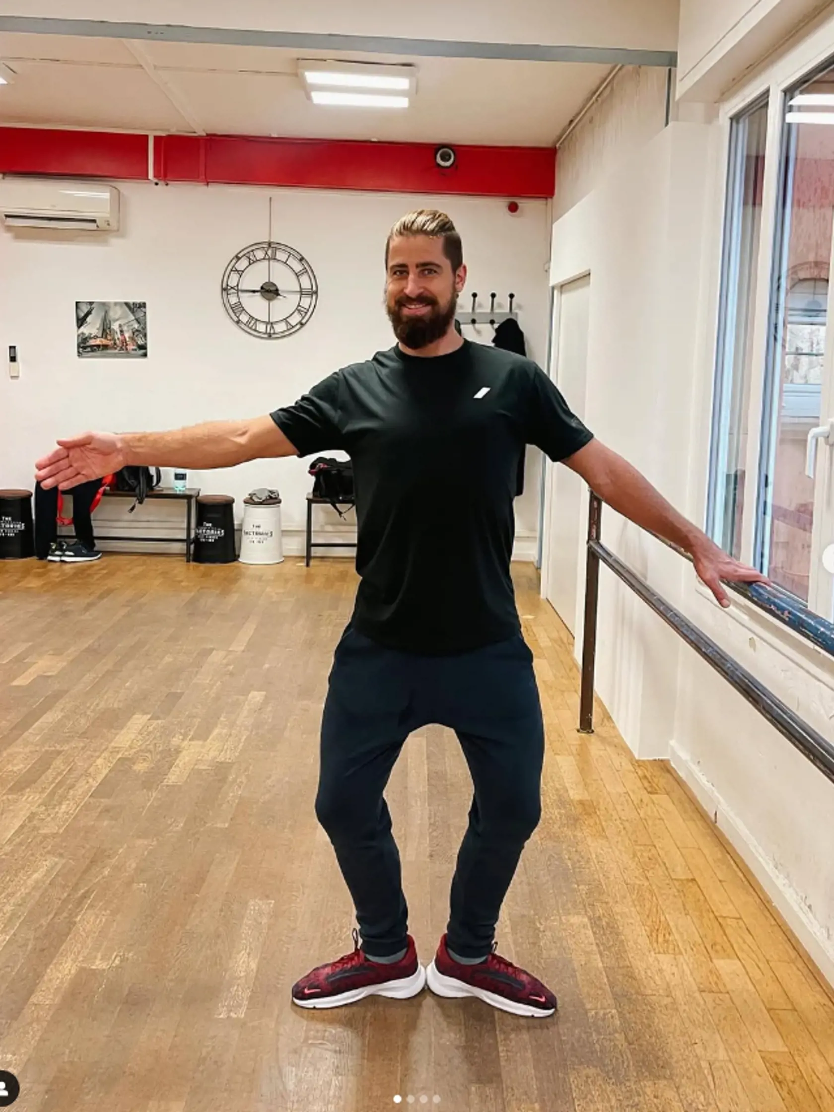 Peter Sagan mieri do Let´s Dance.