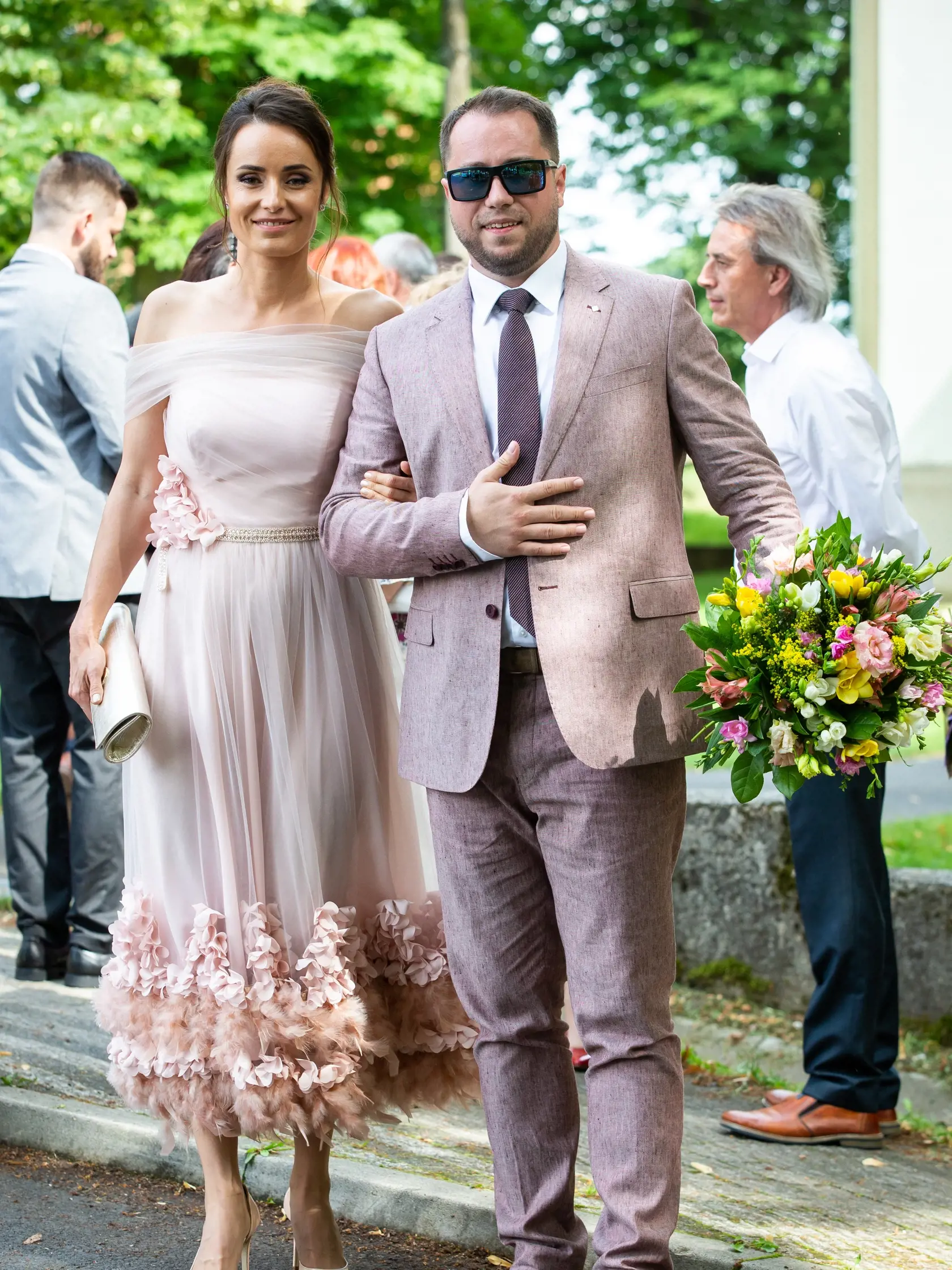 Luxusná svadba Jána Ďurovčíka a Barbory Hlinkovej.