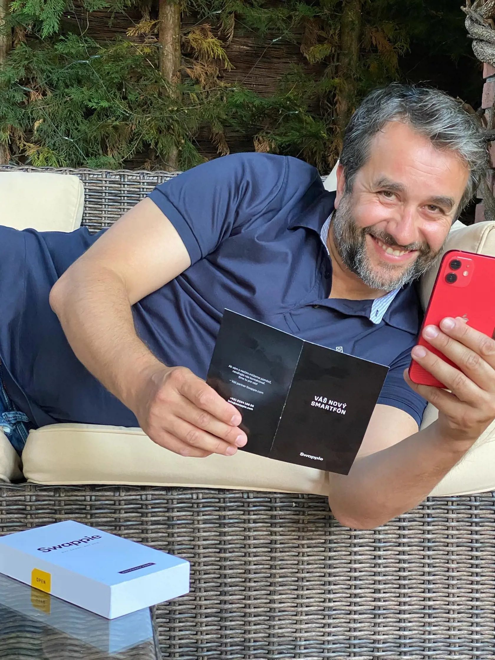 Vlado Kobielsky má prekrásnu záhradu, ktorá poskytuje oddych a zábavu celej rodine.