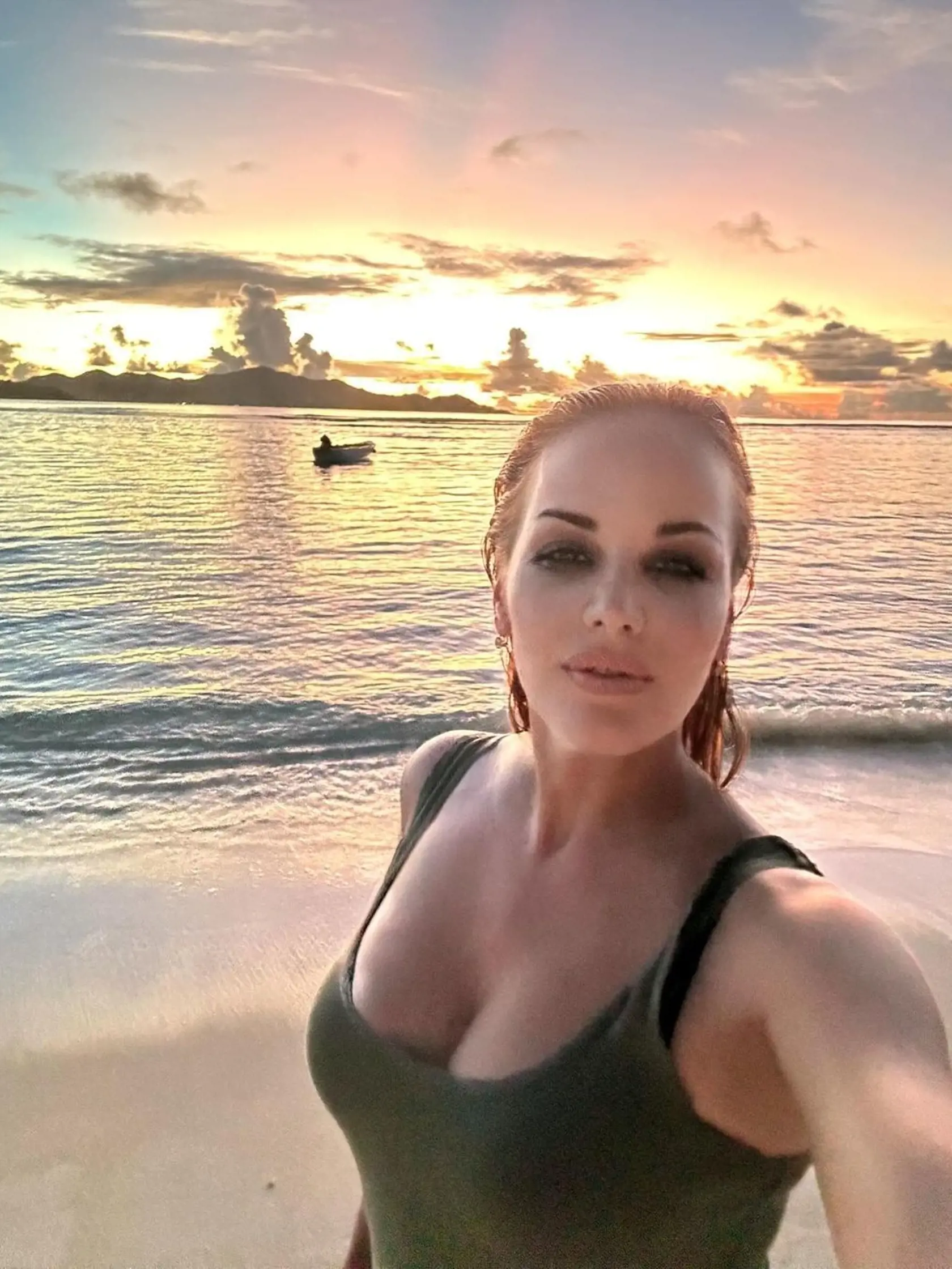 Karin Haydu si dovolenku na Seychelách užívala. 