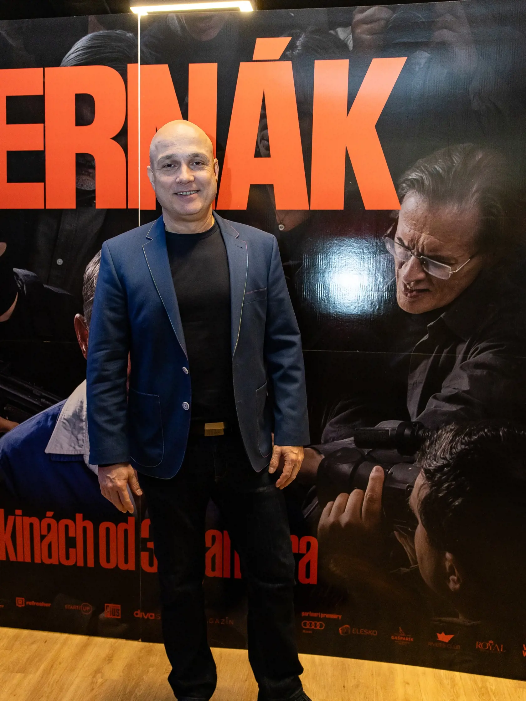 Premiéra filmu “ČERNÁK”. Na snímke je Dušan Cinkota.