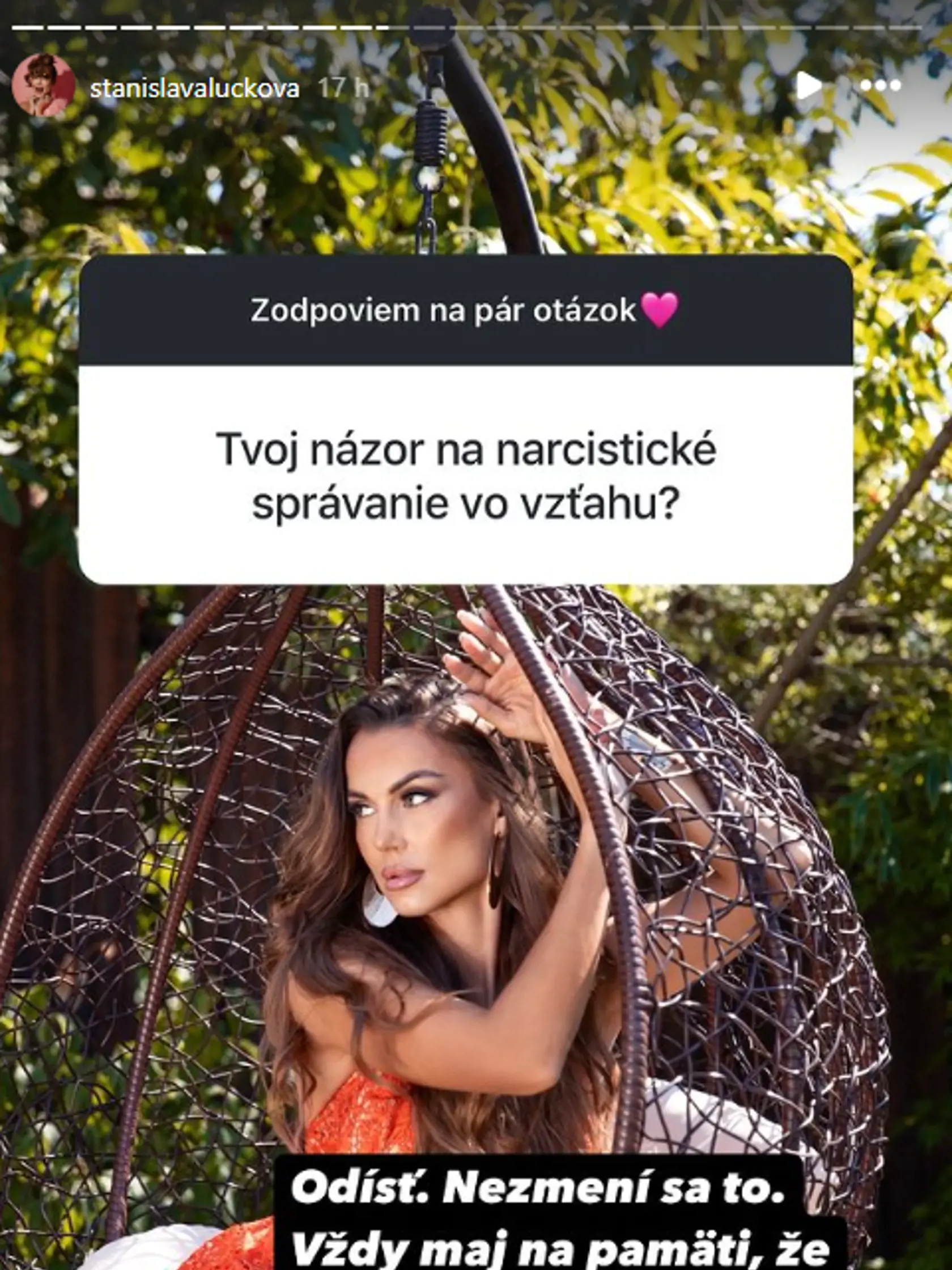 Stanka odpovedala na otázky fanúšikov.