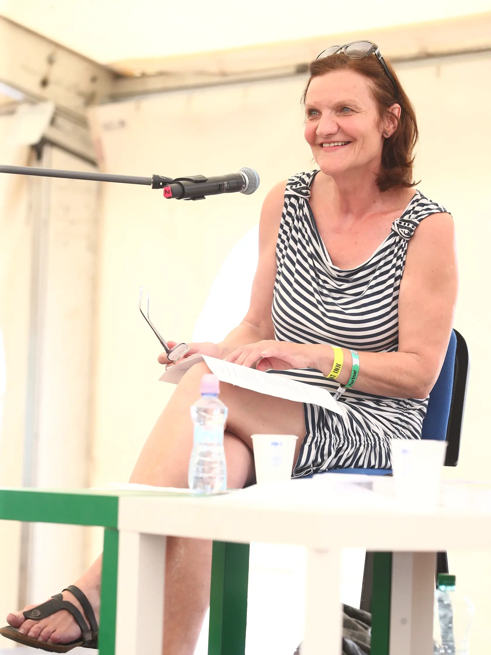Herečka Jana Oľhová (58) tiež prežila pekný festivalový víkend.