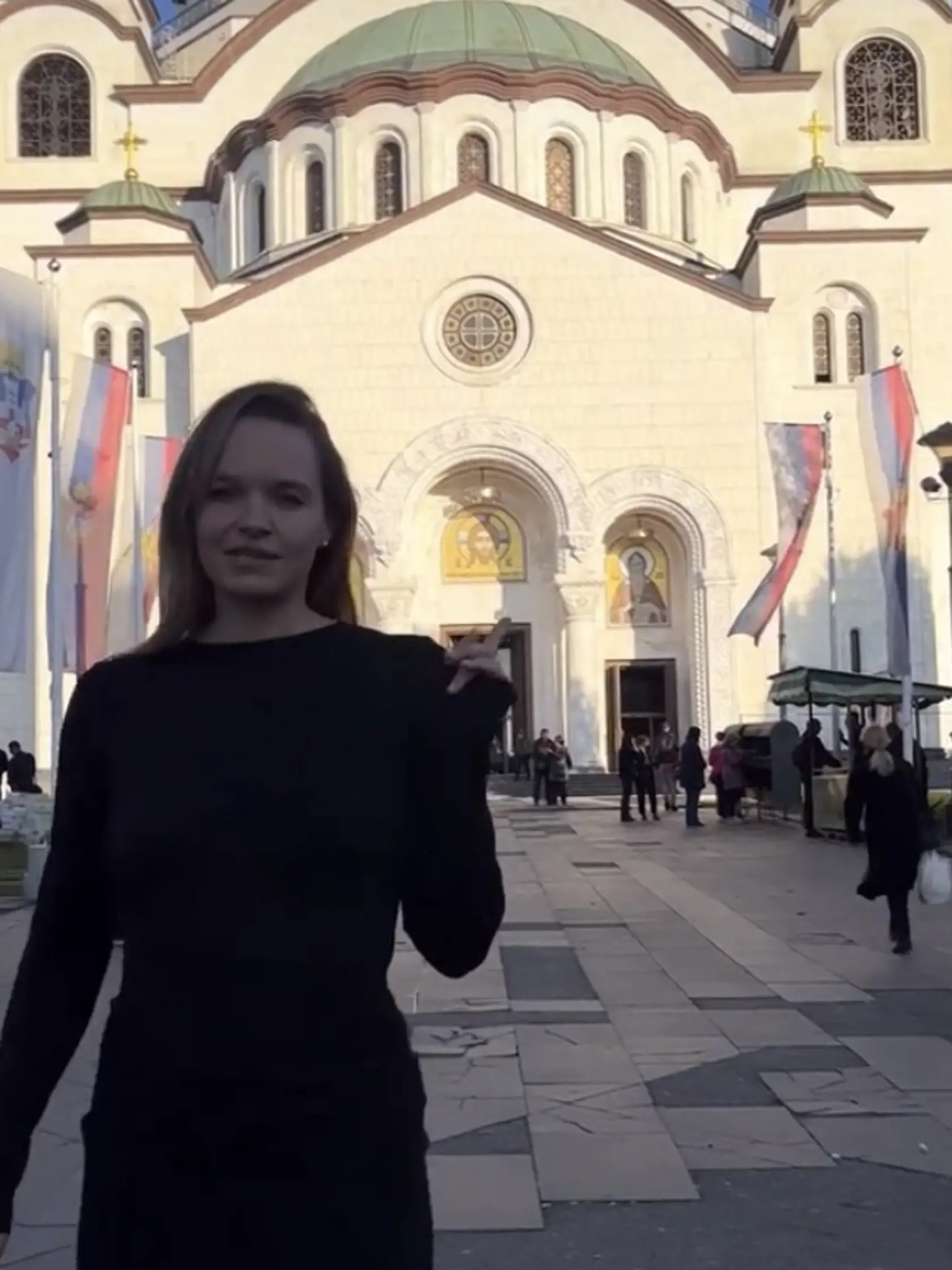 Romane Tabák sa v Belehrade najviac zapáčila miestna katedrála.