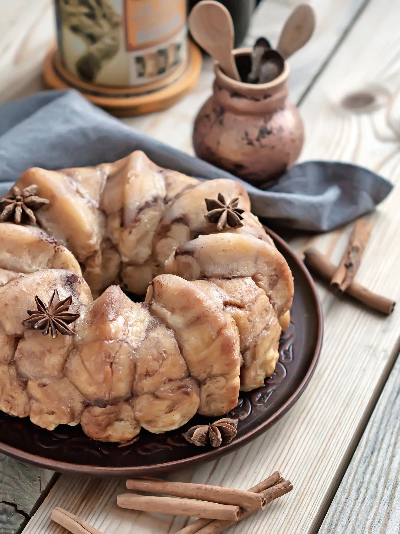 Šťavnatý opičí chlieb (monkey bread)