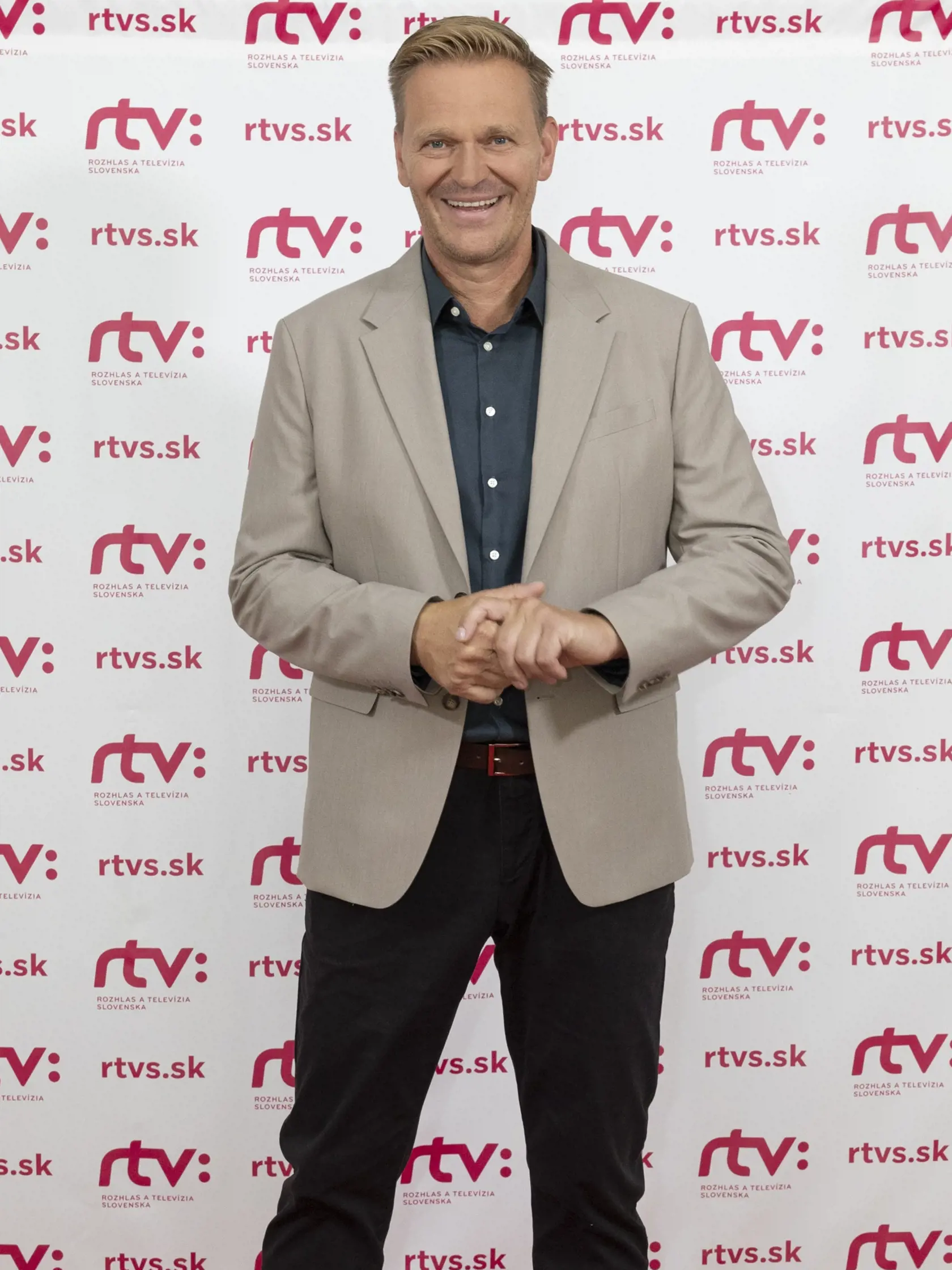 Predstavenie jesennej programovej štruktúry RTVS. Na snímke je Martin Nikodým.