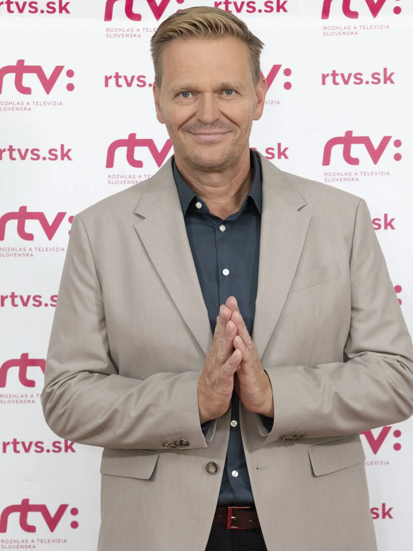 Predstavenie jesennej programovej štruktúry RTVS. Na snímke je Martin Nikodým.
