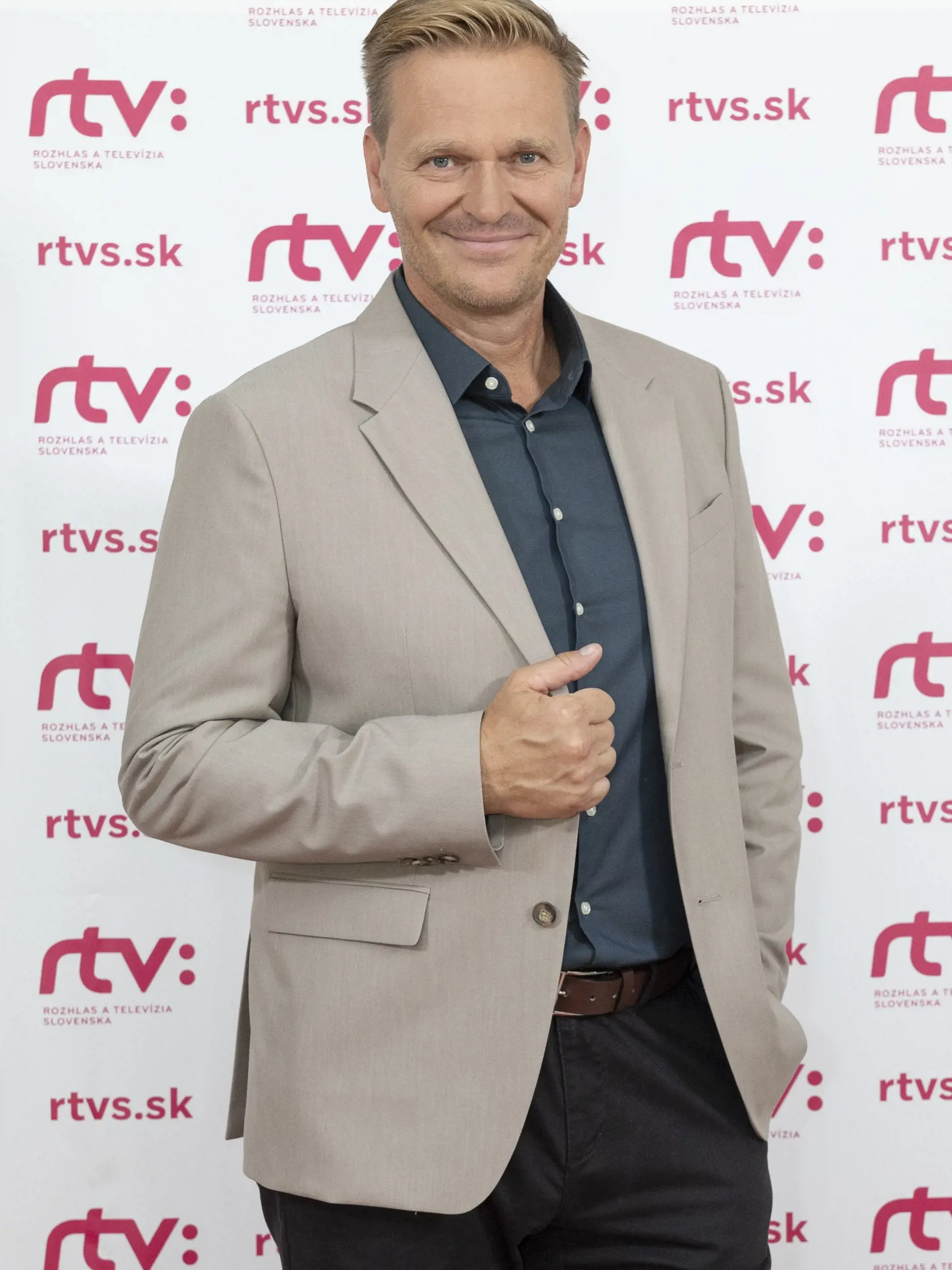Predstavenie jesennej programovej štruktúry RTVS. Na snímke je Martin Nikodým.