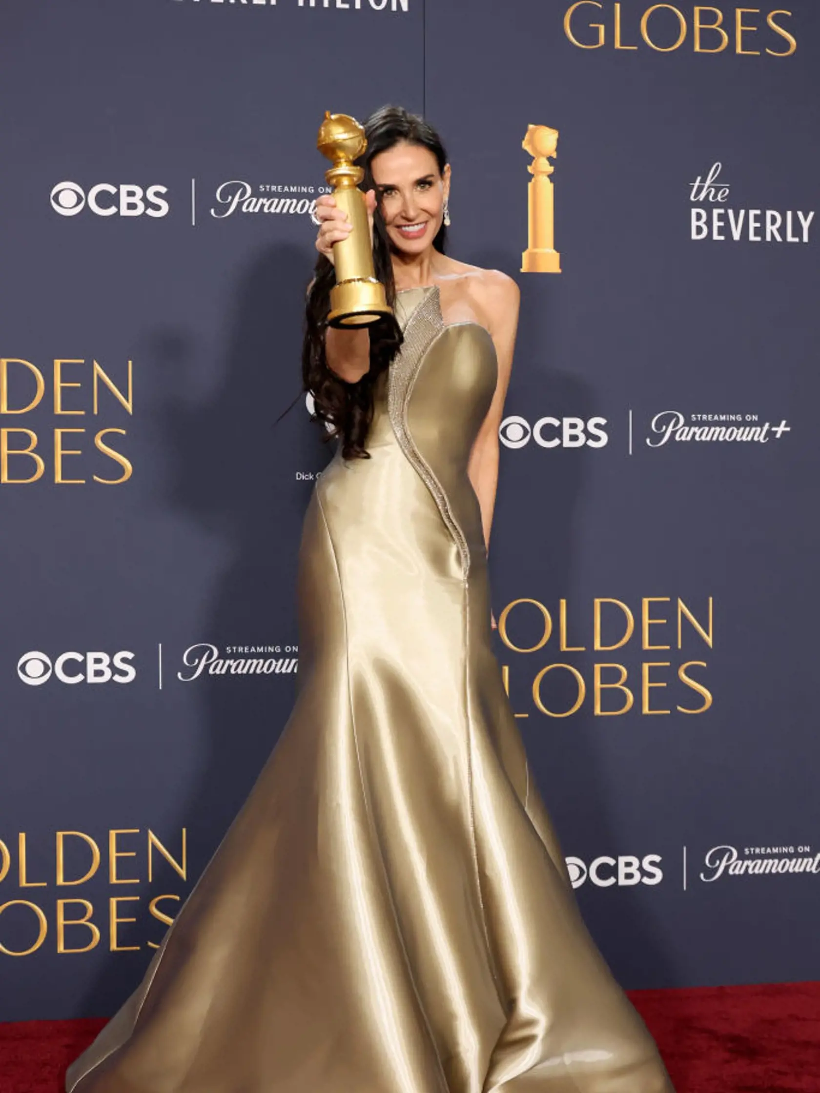 Demi Moore získala Zlatý glóbus. Vôbec to nečakala.