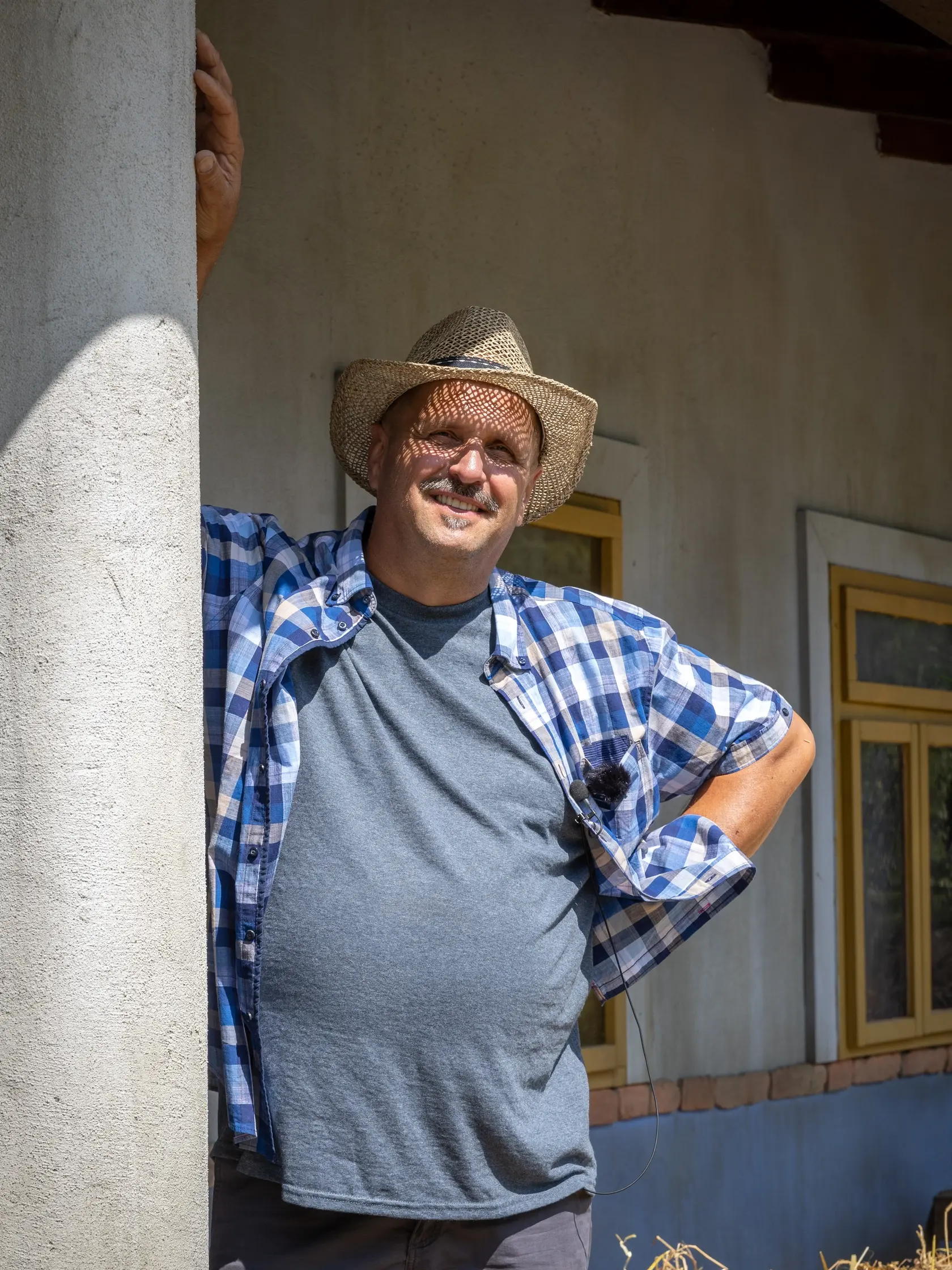 Realityshow Farma - 16. Ročník obľúbenej sútaže televízie Markíza sa bude odohrávať nedaľeko obce Modrová. Na snímke je farmár Martin Bagár.