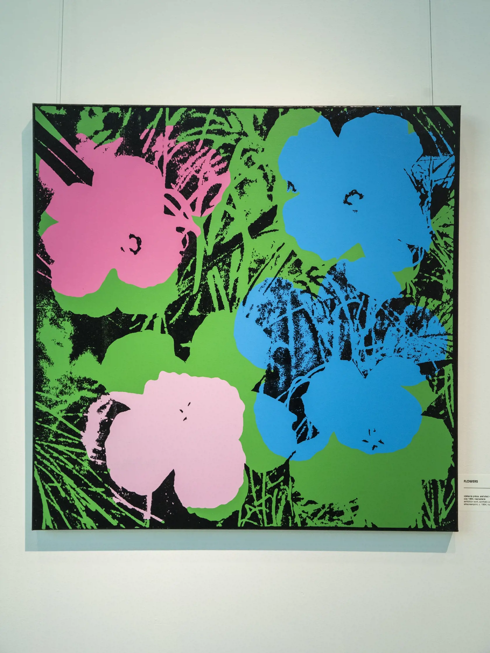 Andy Warhol a jeho obraz Kvety.