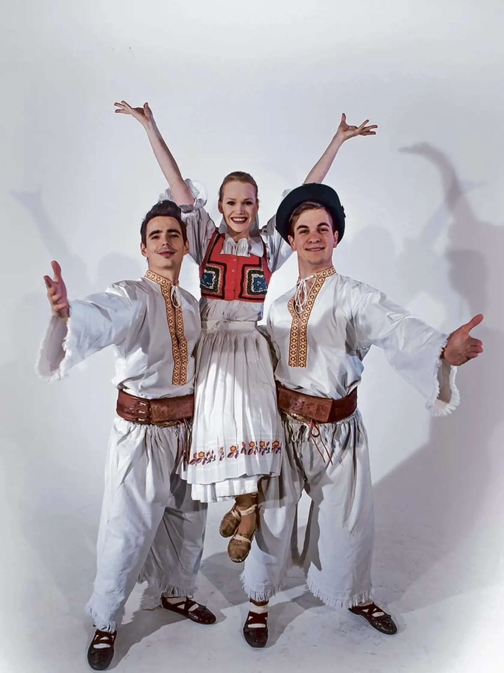 Na snímke zľava Daniel, Dominika a Marek.