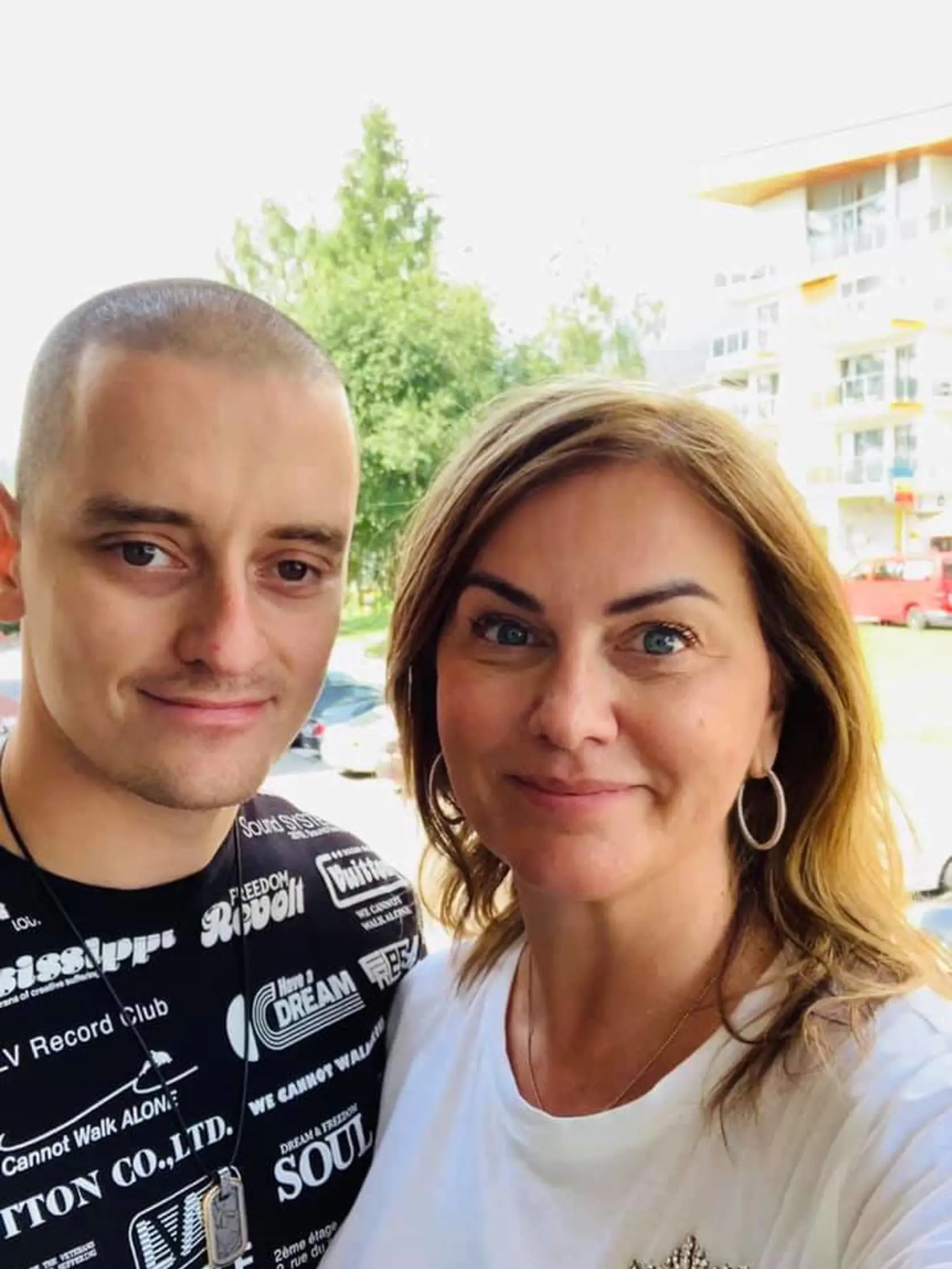 Monika Beňová so synom Martinom