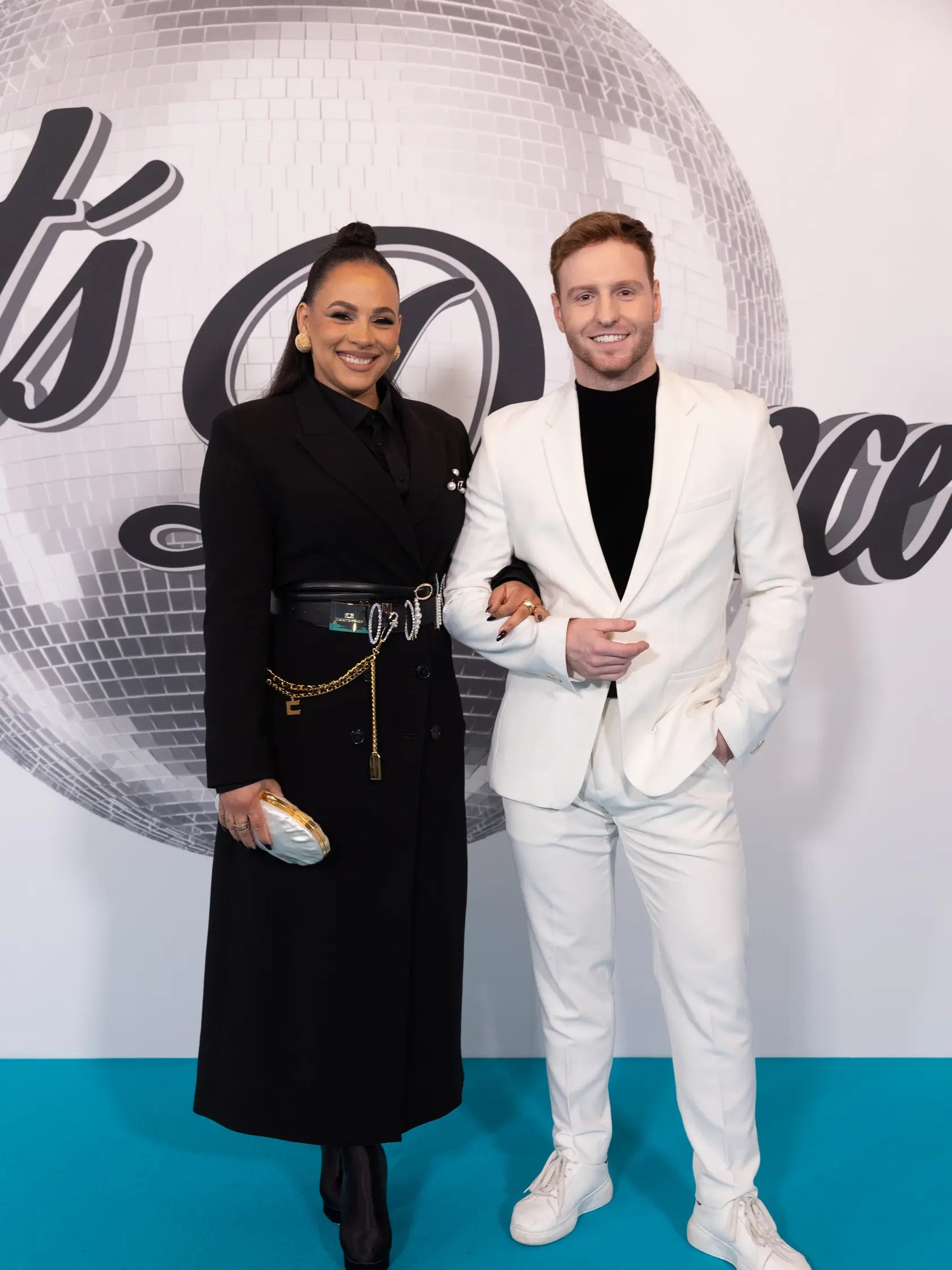 Na snímke speváčka Tina a tanečník Vilém Šír počas šiesteho kola Let's dance 2025.