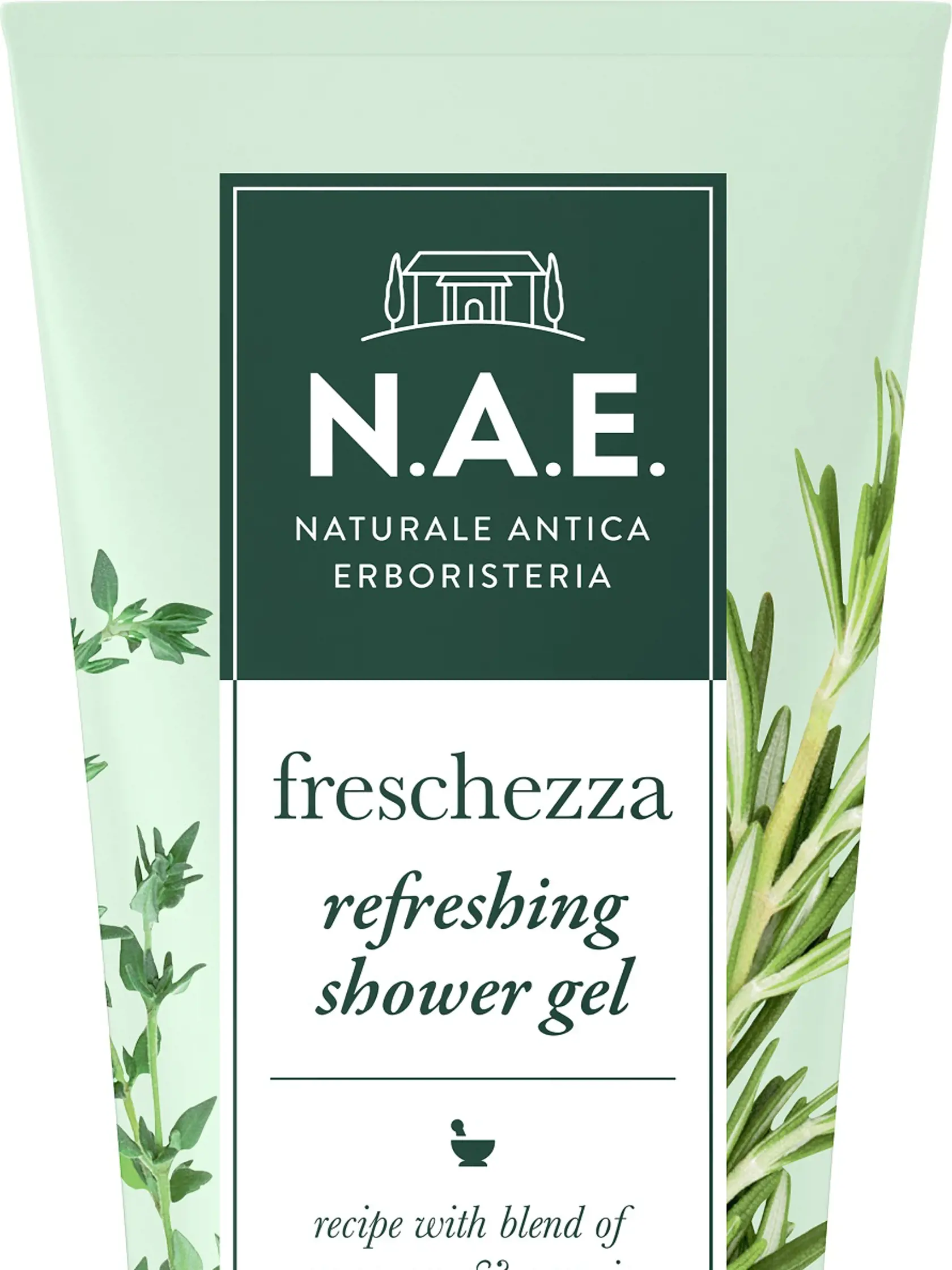 Osviežujúci sprchovací gél Freschezza s organickým tymianom, N.A.E, 4,99 €