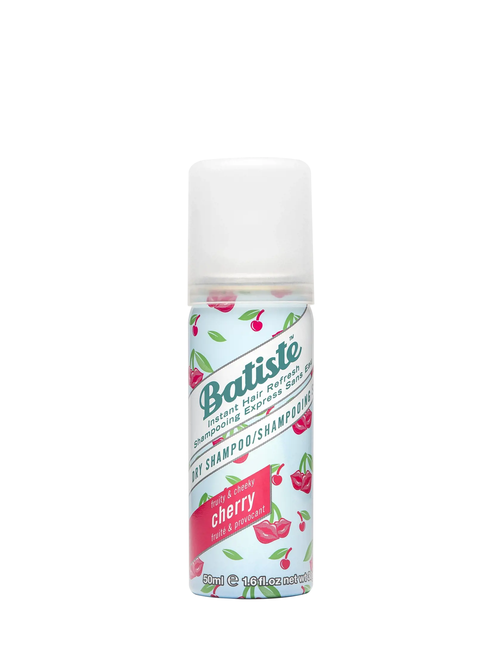 Suchý šampón Cherry, cestovná verzia, Batiste, 2,17 €