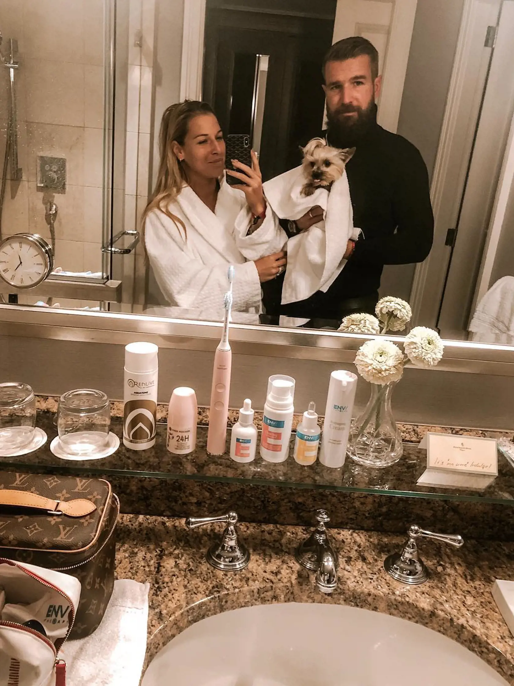 Dominika Cibulková s manželom