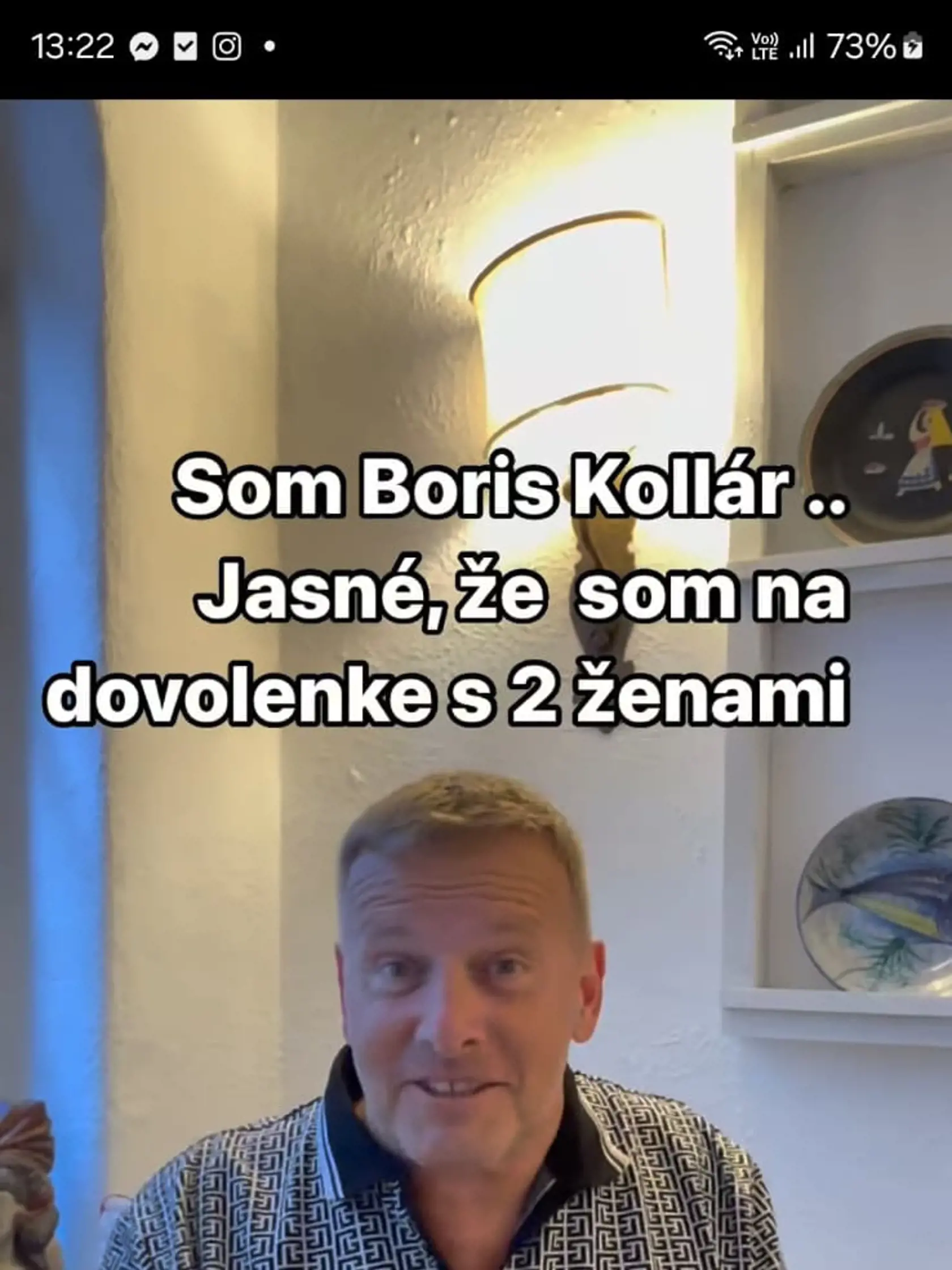 Zábery Borisa Kollára z vtipného videa.