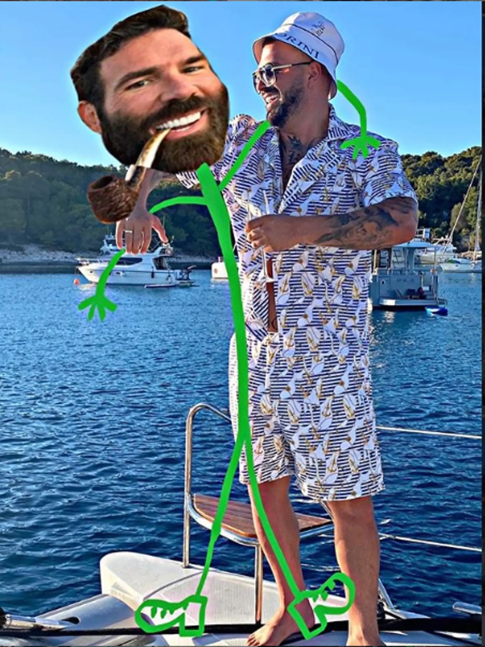 Zábery z ich dovolenky na jachte.