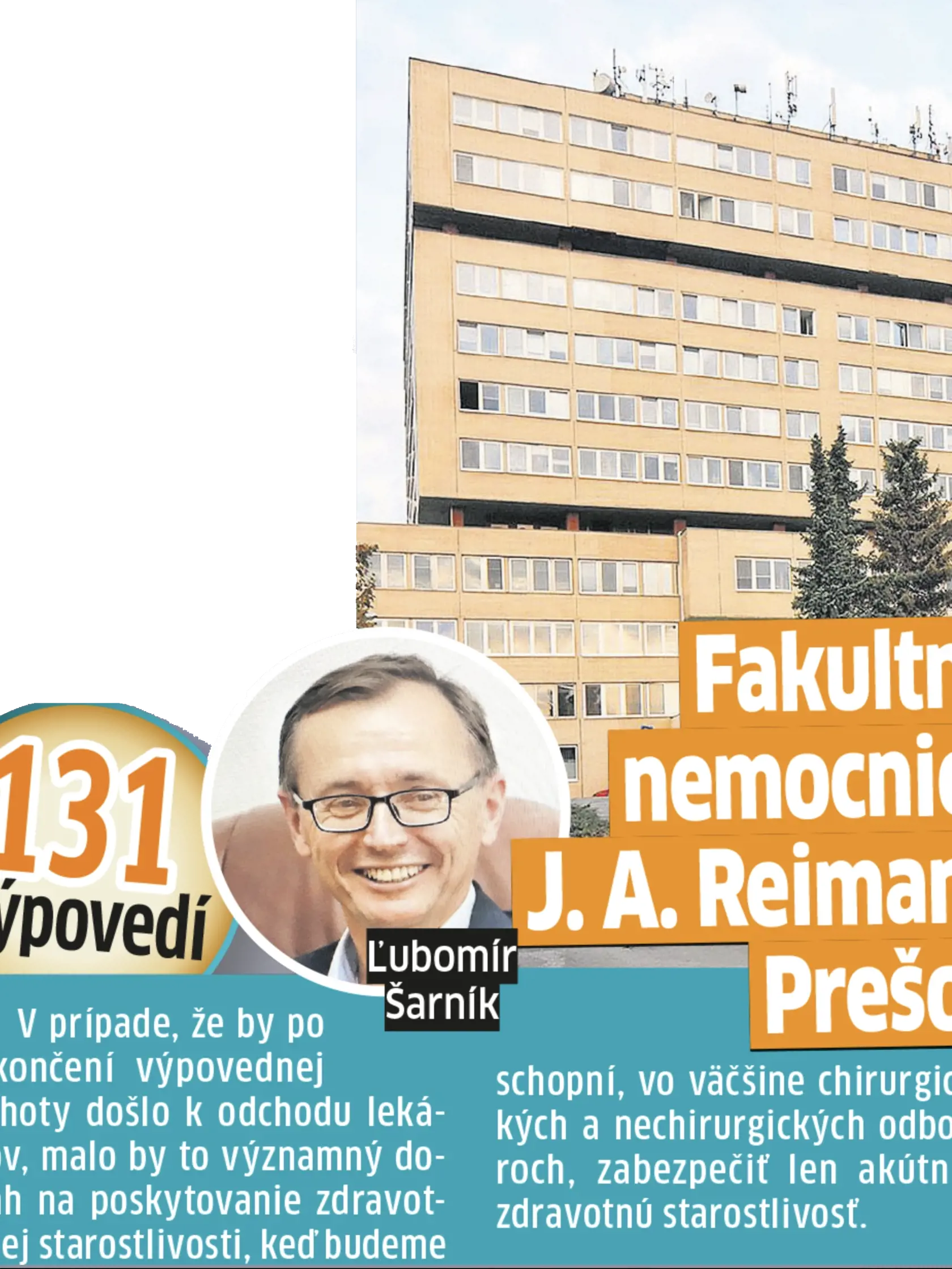 Fakultná nemocnica J. A. Reimana Prešov