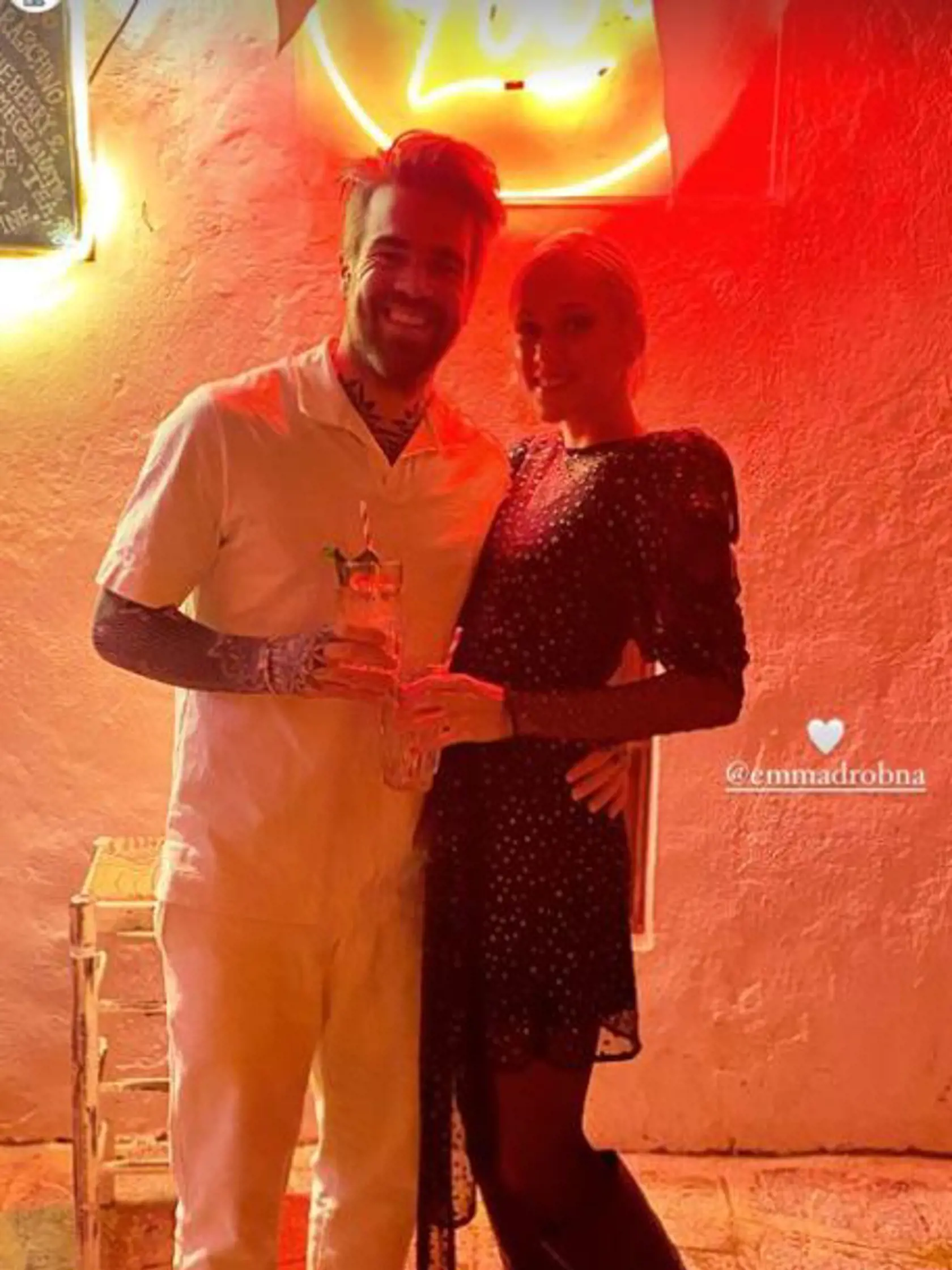 Emma Drobná a Filip Šebo vítali Nový rok na Ibize.