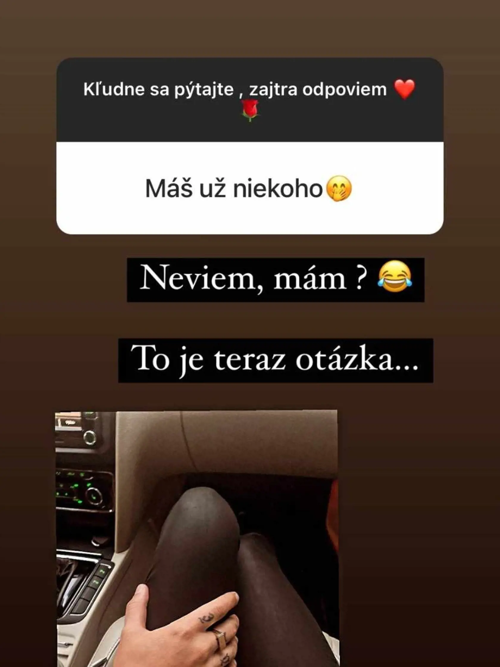 Jennifer na otázku o novom mužovi odpovedala fanúšikom touto fotkou.