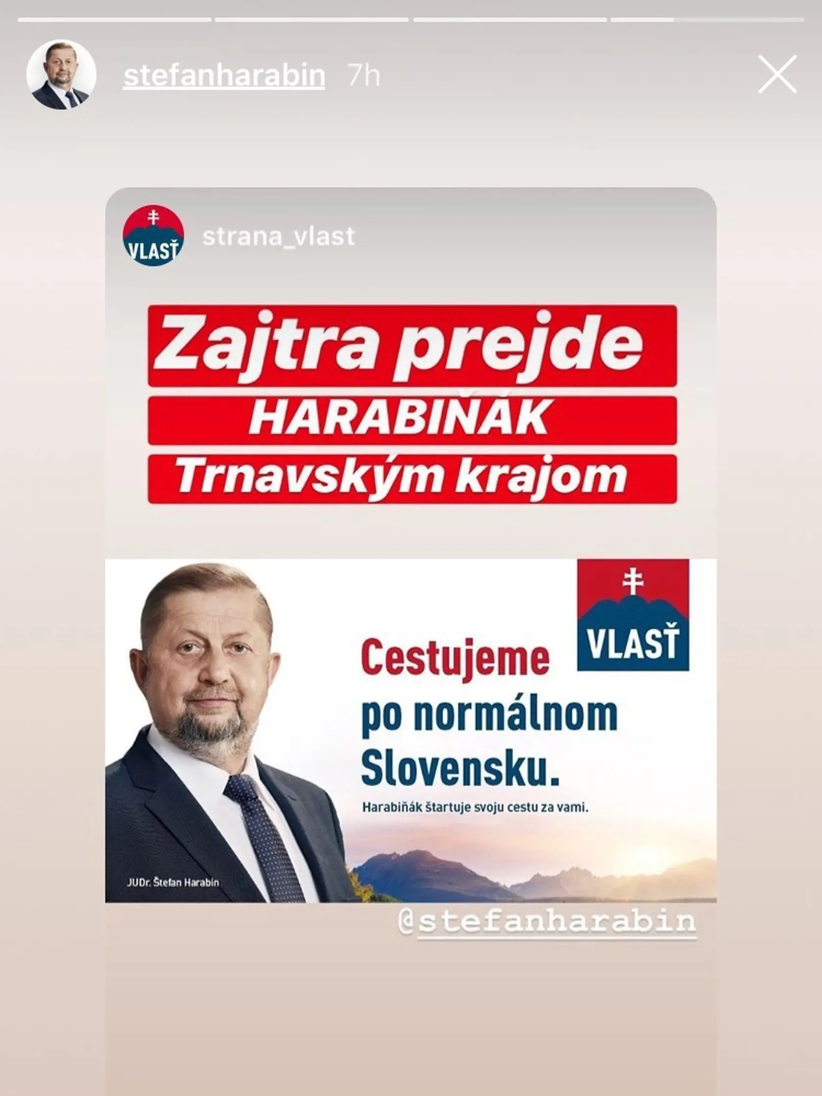 Štefan Harabin Instagram