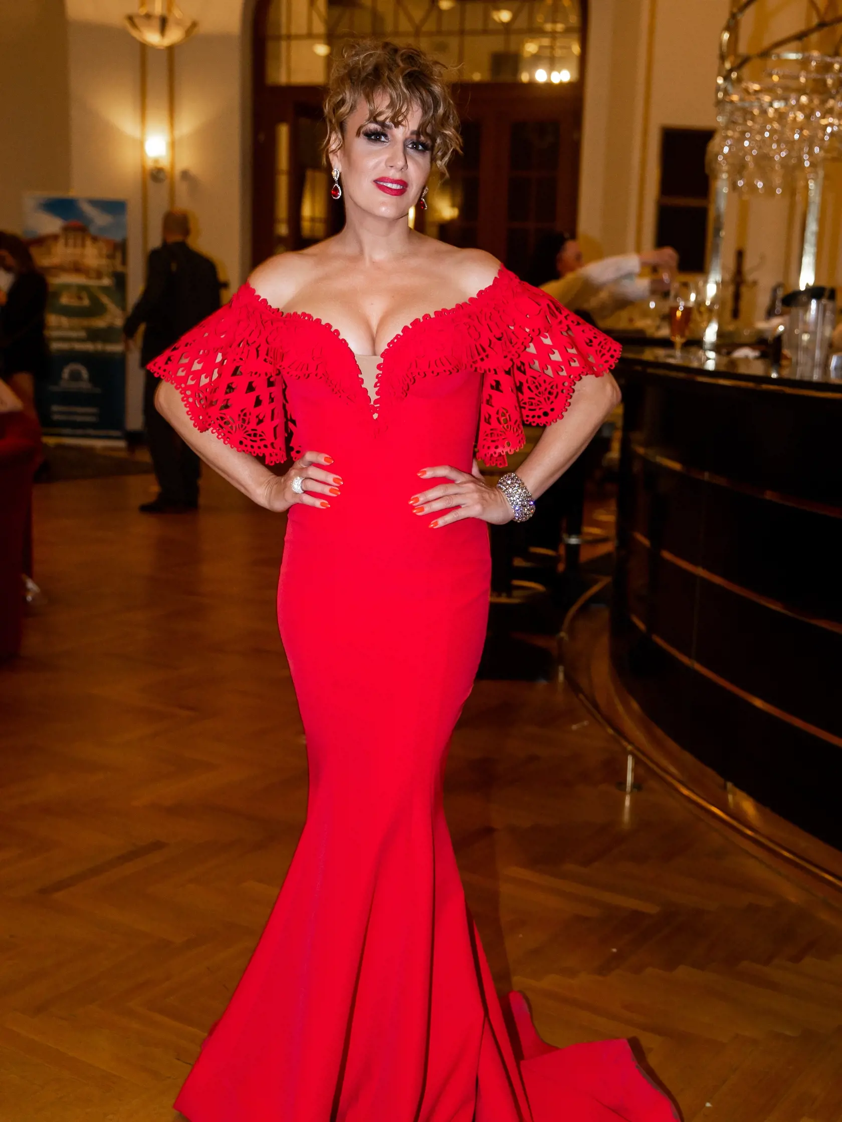 Prestige Fashion Event v Piešťanoch. Na snímke je Karin Haydu.