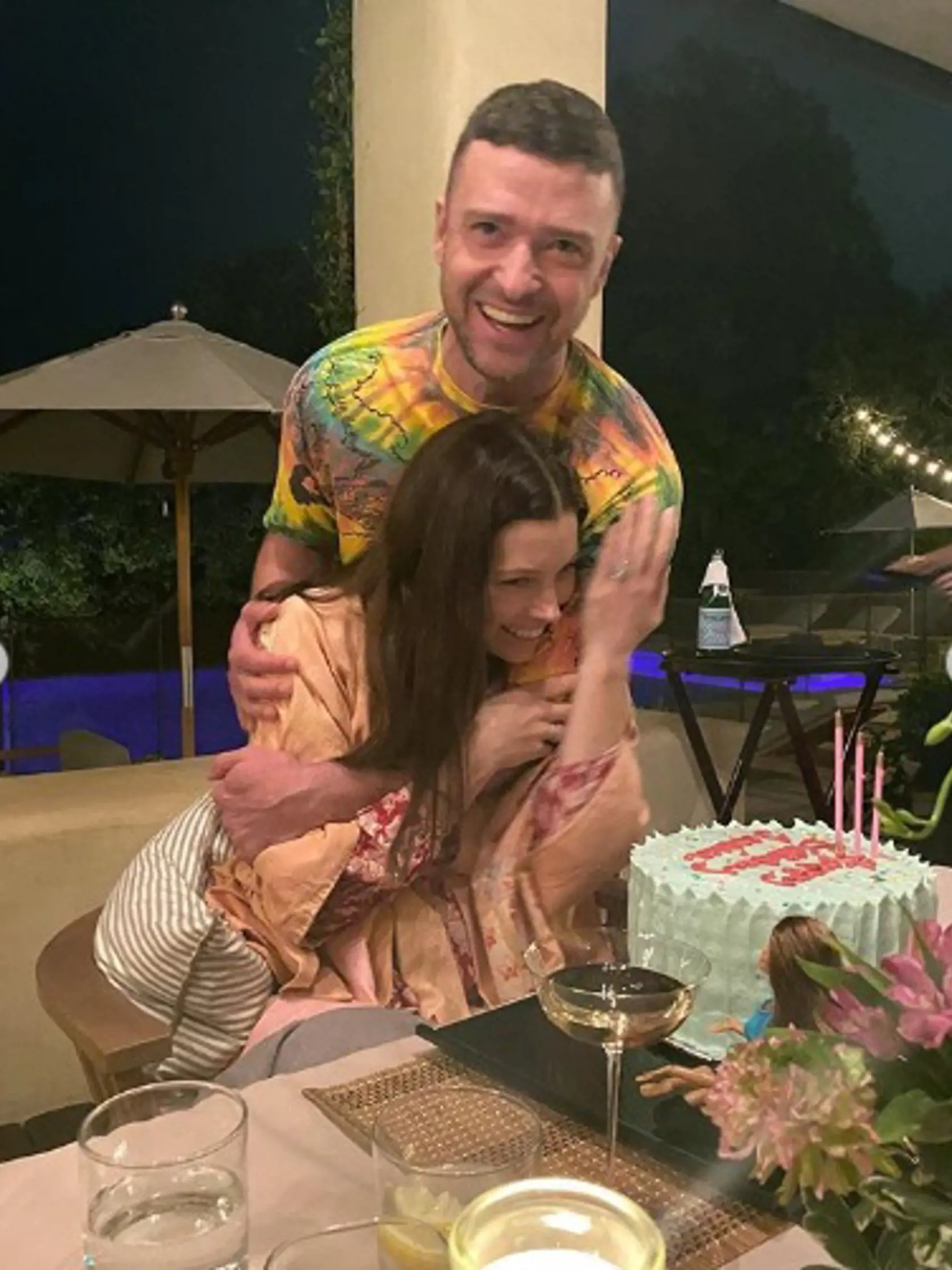 Takto Jessice zablahoželal manžel Justin Timberlake.