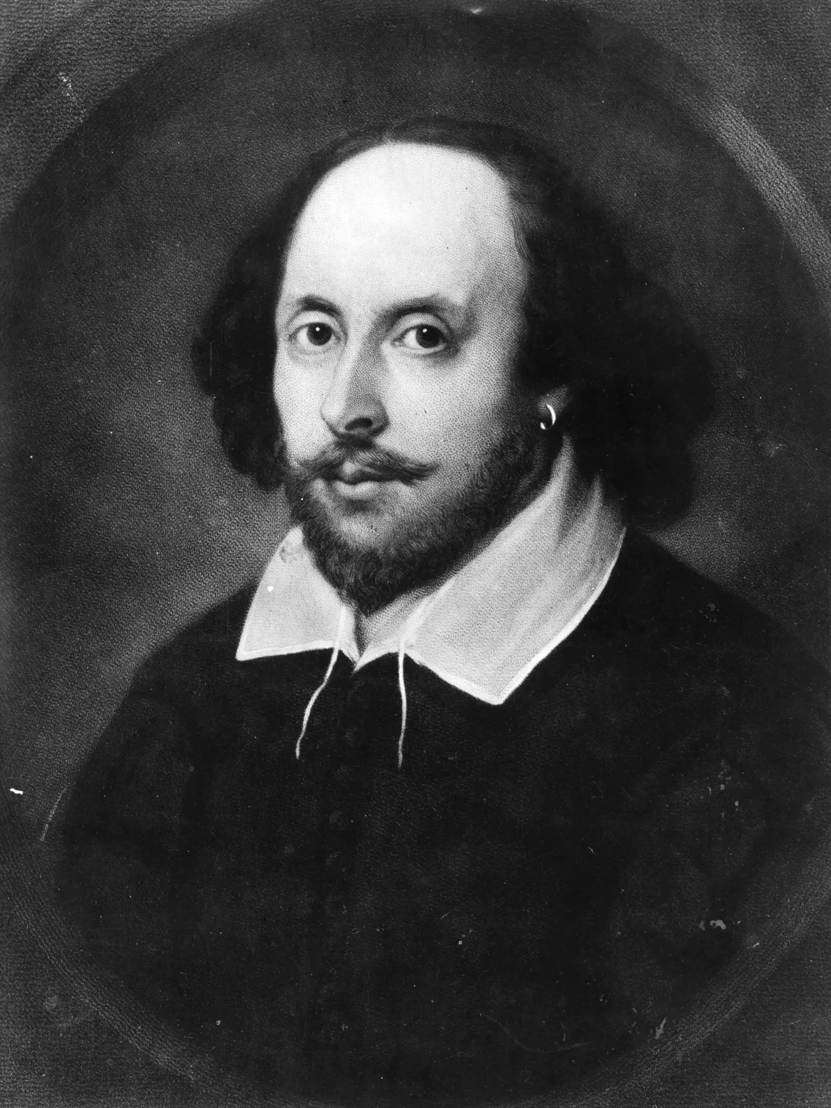 Anglický spisovateľ a dramatik William Shakespeare.