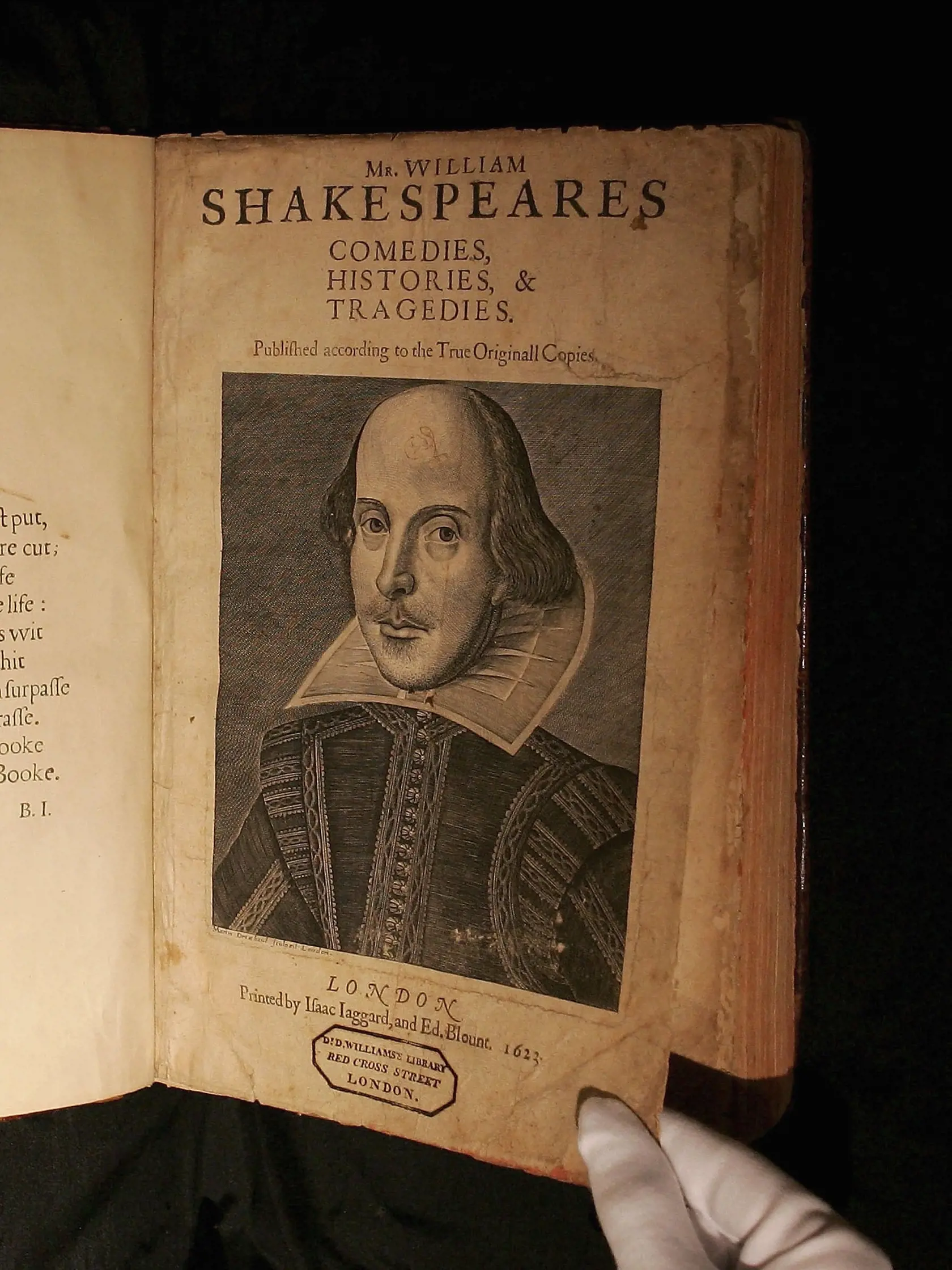 Anglický spisovateľ a dramatik William Shakespeare.