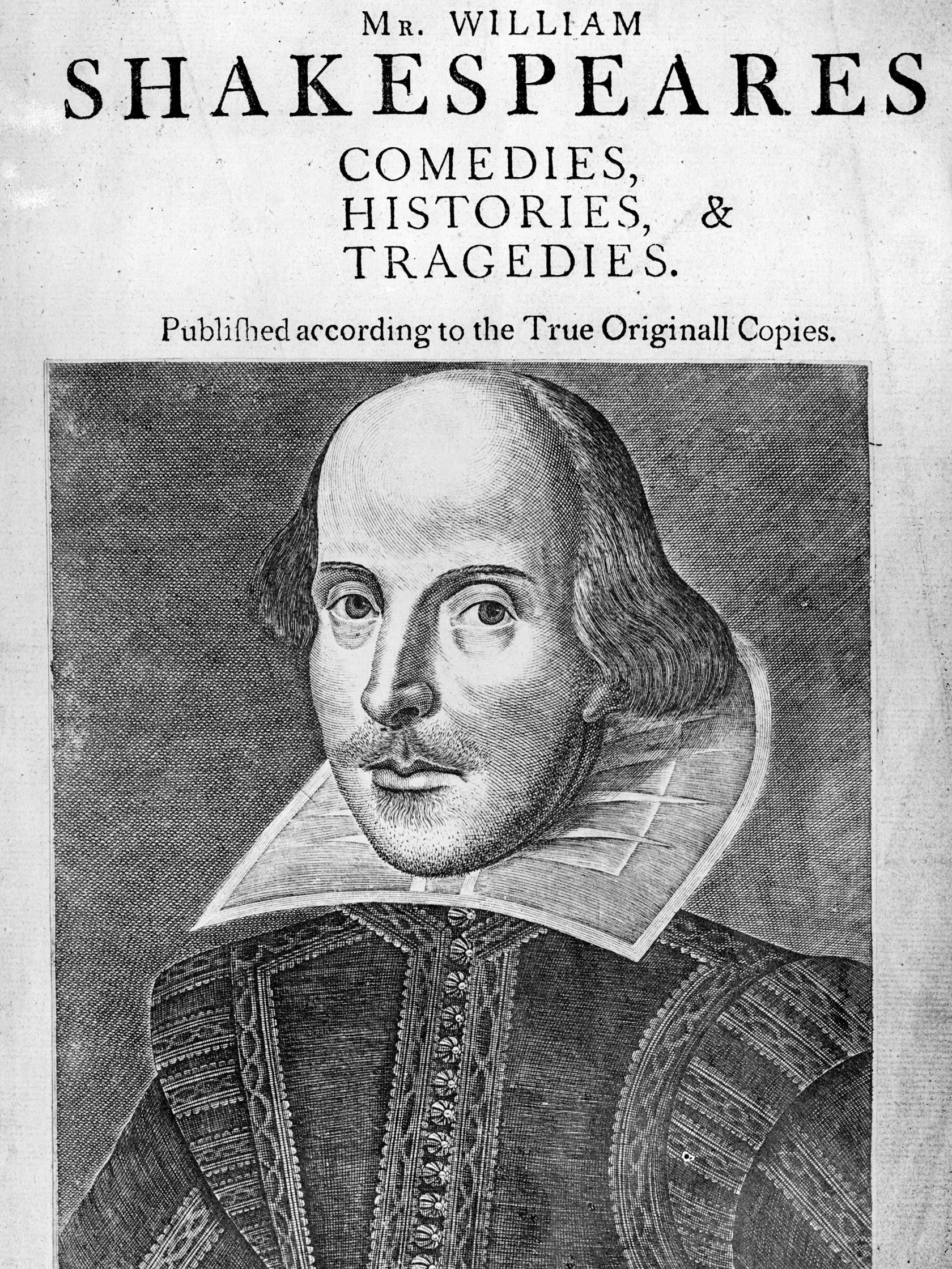 Anglický spisovateľ a dramatik William Shakespeare.
