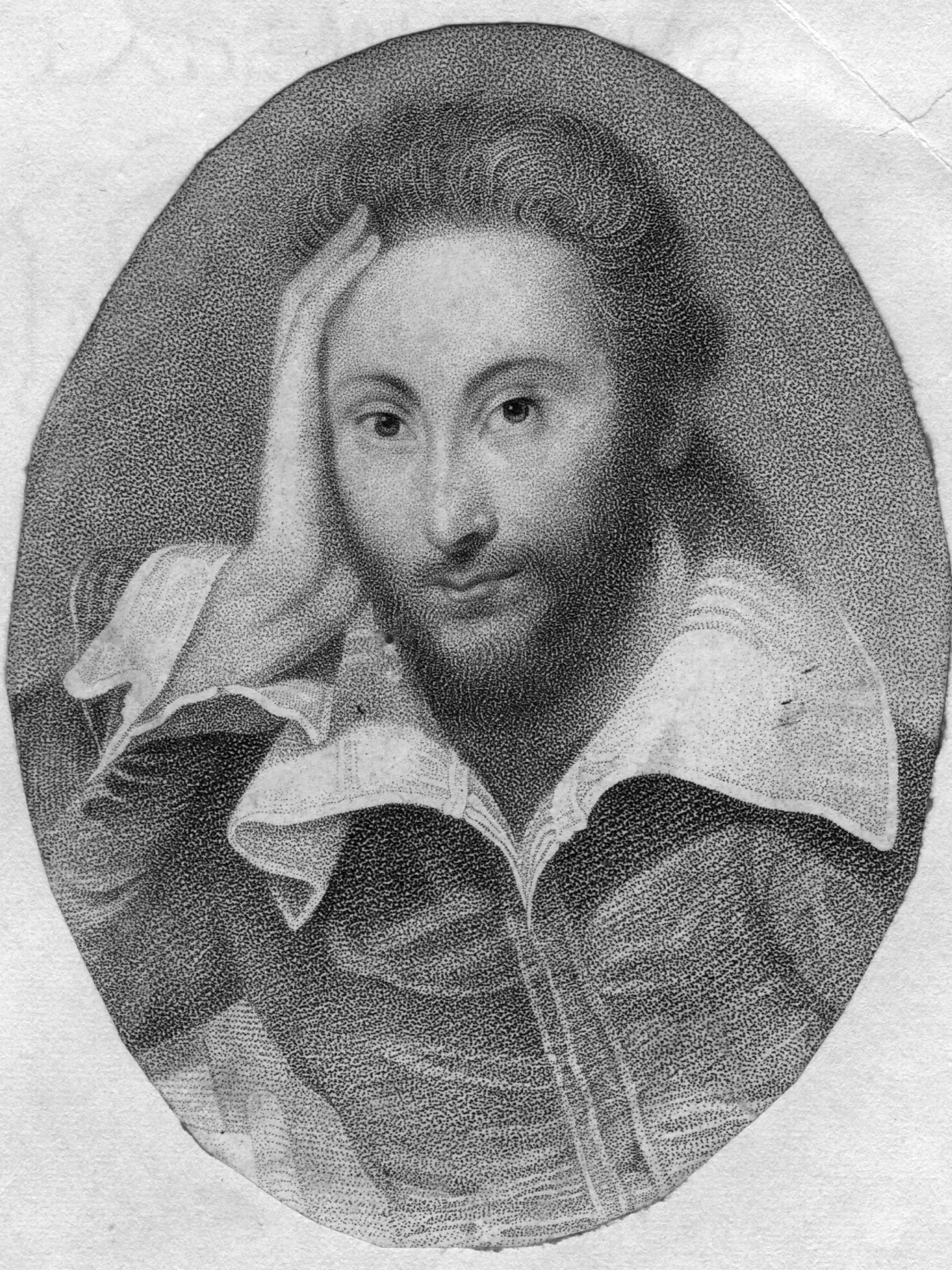 Anglický spisovateľ a dramatik William Shakespeare.
