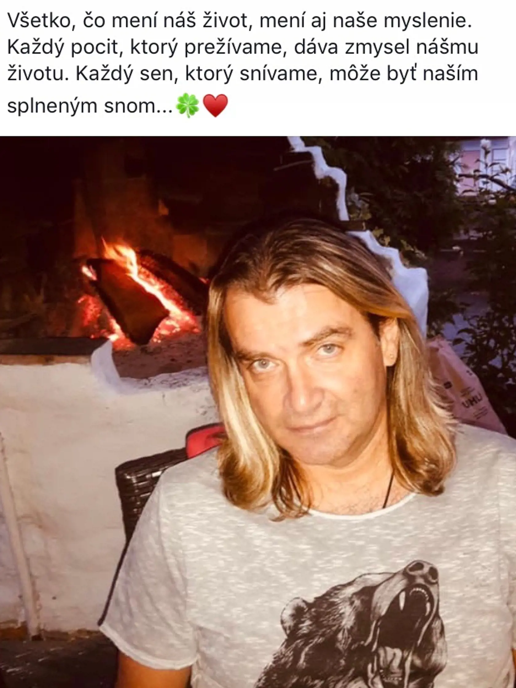 Riadky o splnených snoch.
