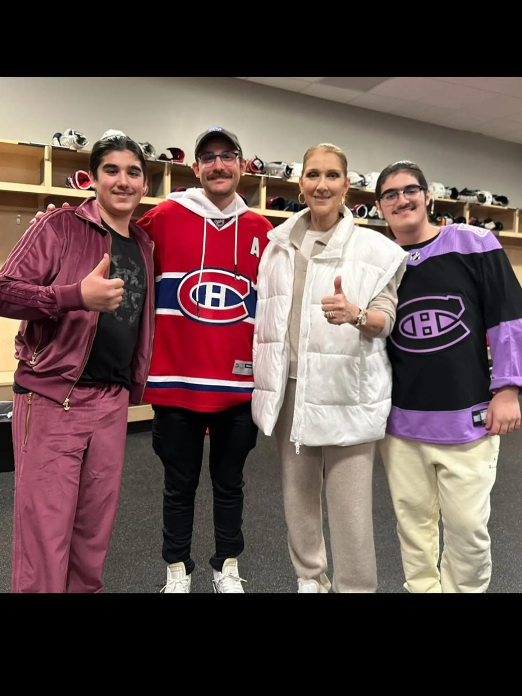 Céline Dion so synmi, ktorí sú  jej najväčšou oporou.
