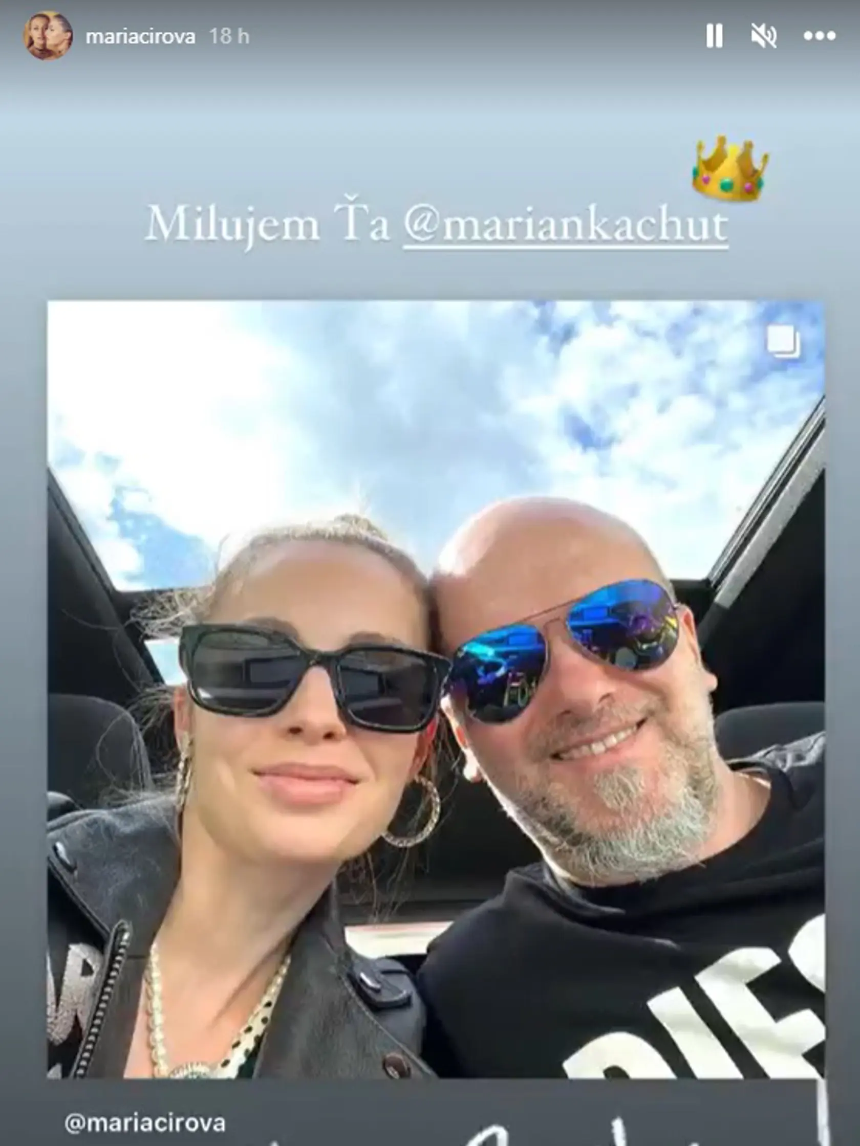Mária Čírová s manželom: Verejne mu k narodeninám vyznala lásku.