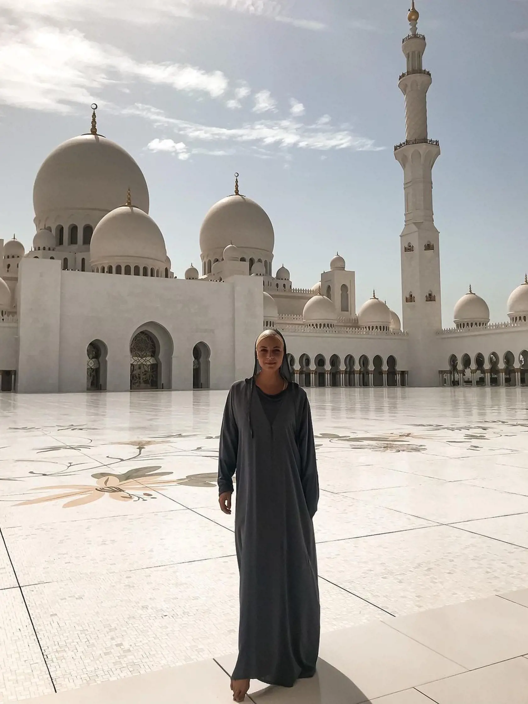 Speváčka Markéta Konvičková v Abu Dabí