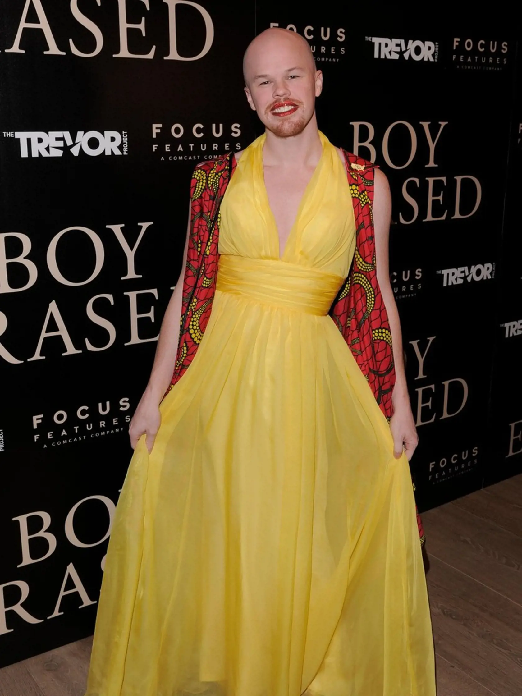 New York, USA. 22nd October, 2018. Sam Brinton attends the New York screening of 'Boy Erased' at the Whitby Hotel on October 22, 2018 in New York City. Credit: Ron Adar/Alamy Live News