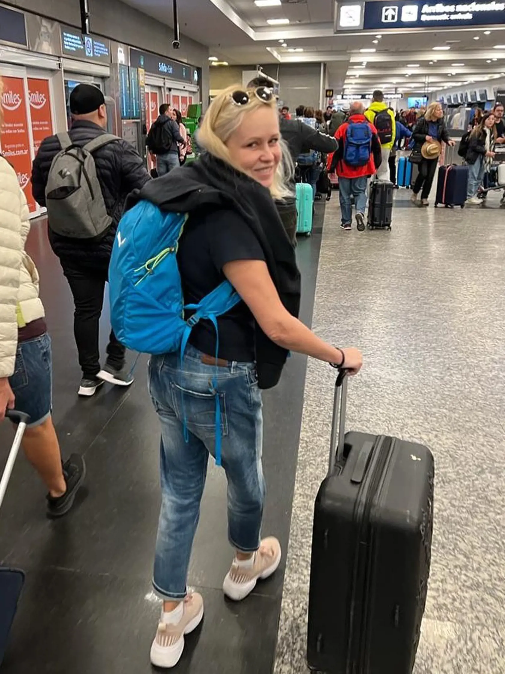 Michaela Čobejová na ceste za vodopádmi Iguazú