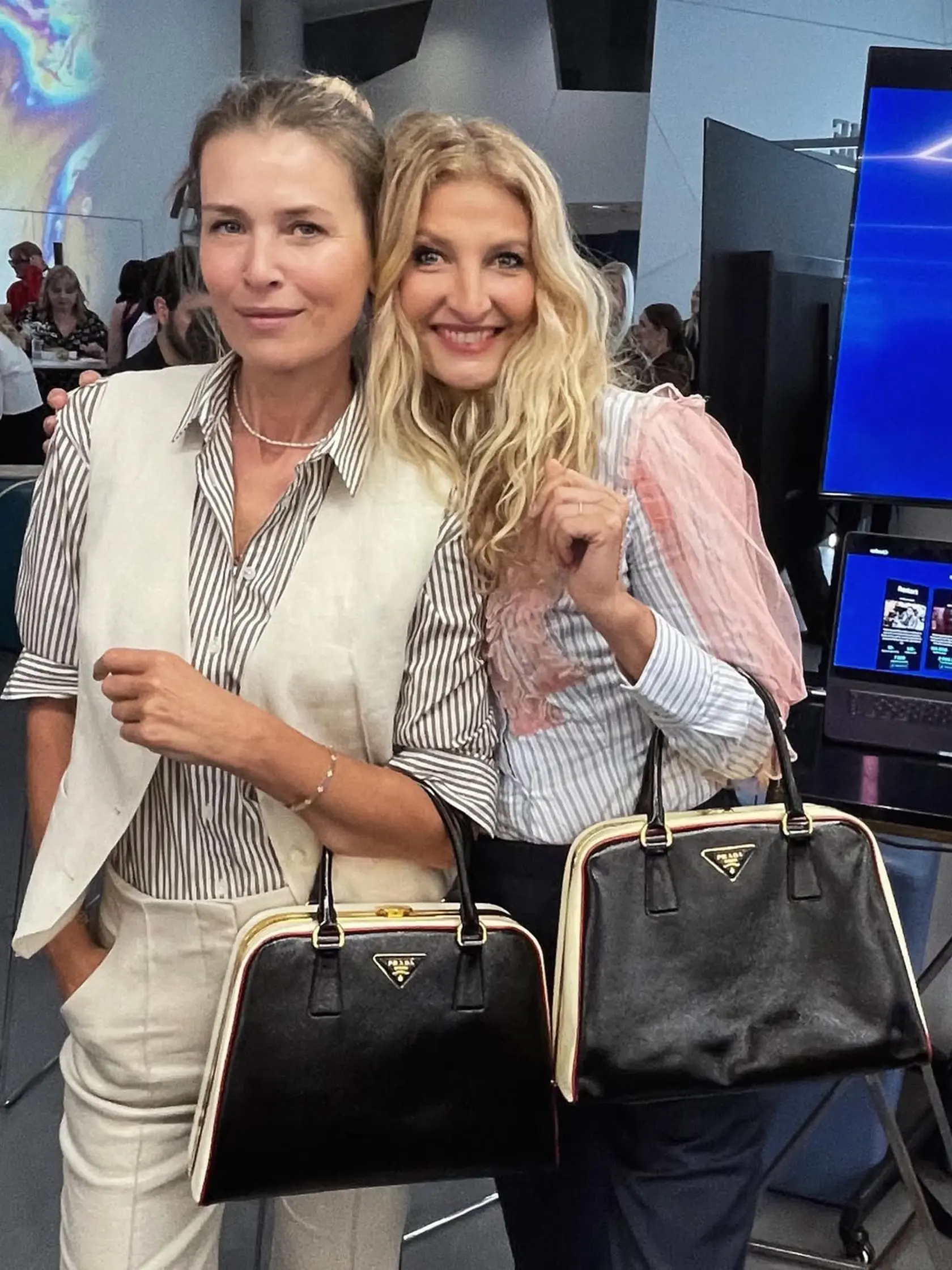 Topmodelky Daniela Peštová a Tereza Maxová. 