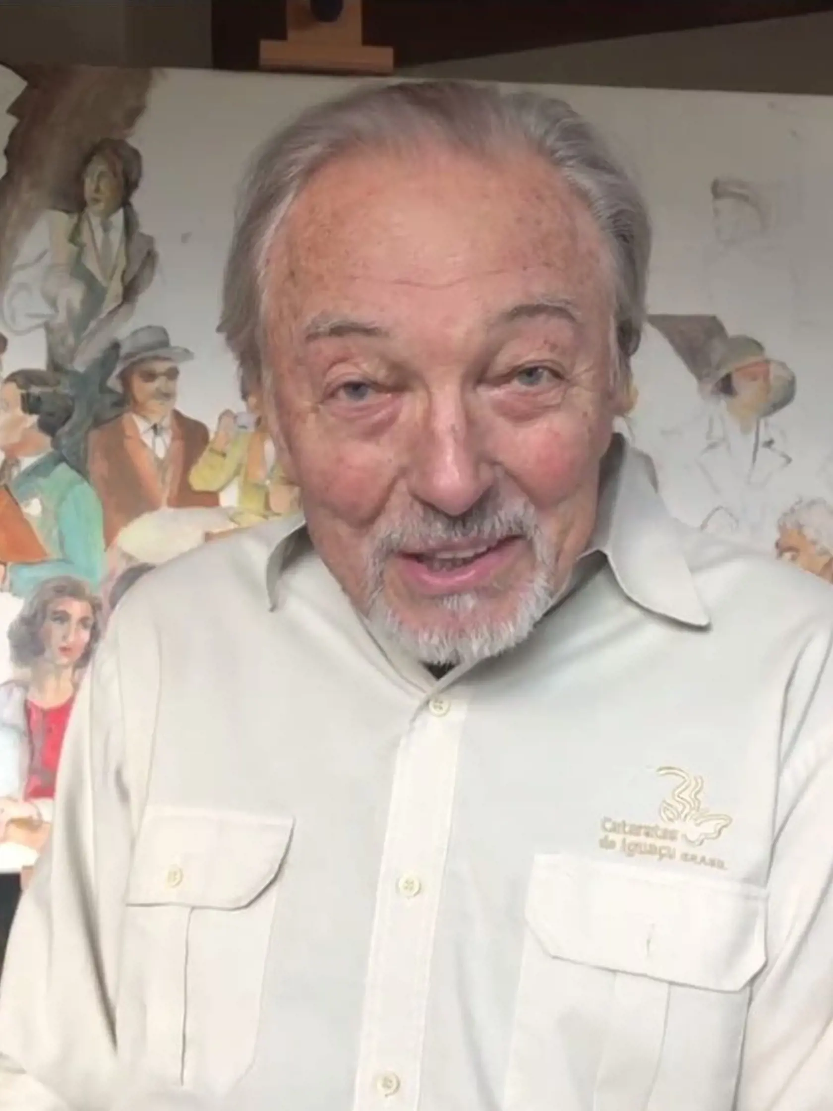 Spevák Karel Gott.