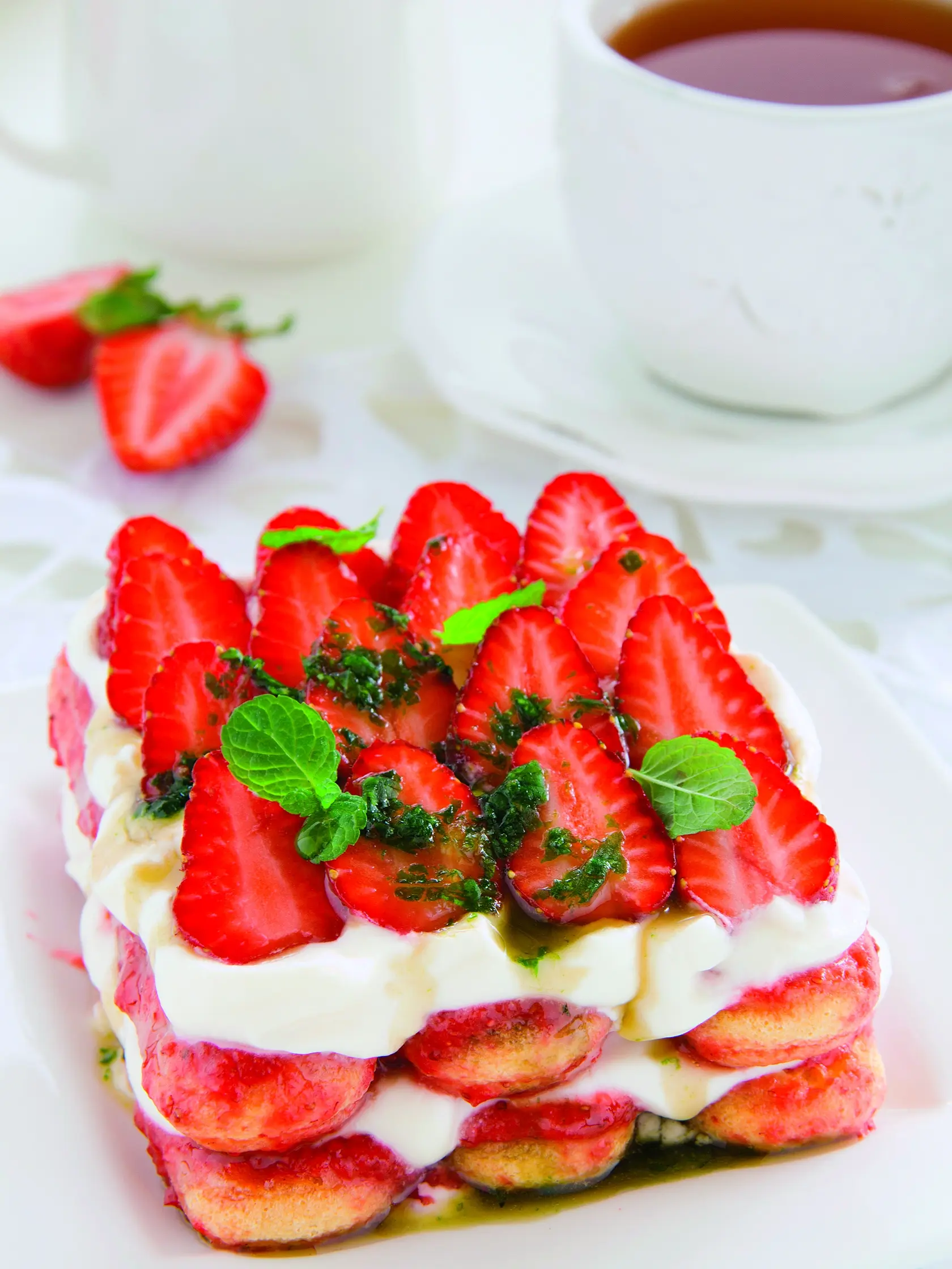 Jahodové tiramisu