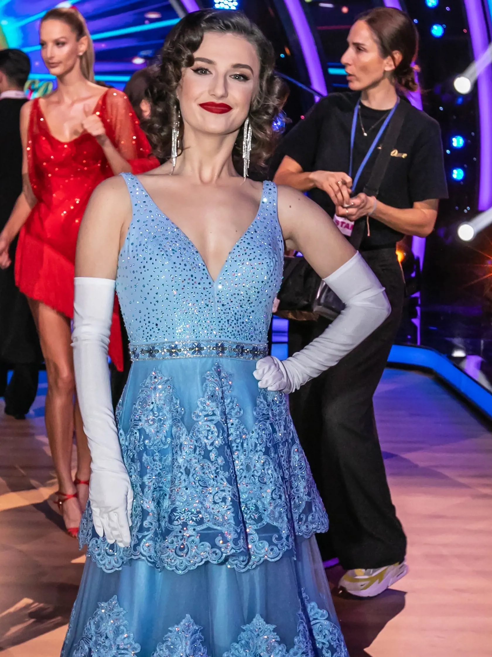 Príchody hostí na prvé kolo Lets Dance 2024. Na snímke Petra Dubayová. 