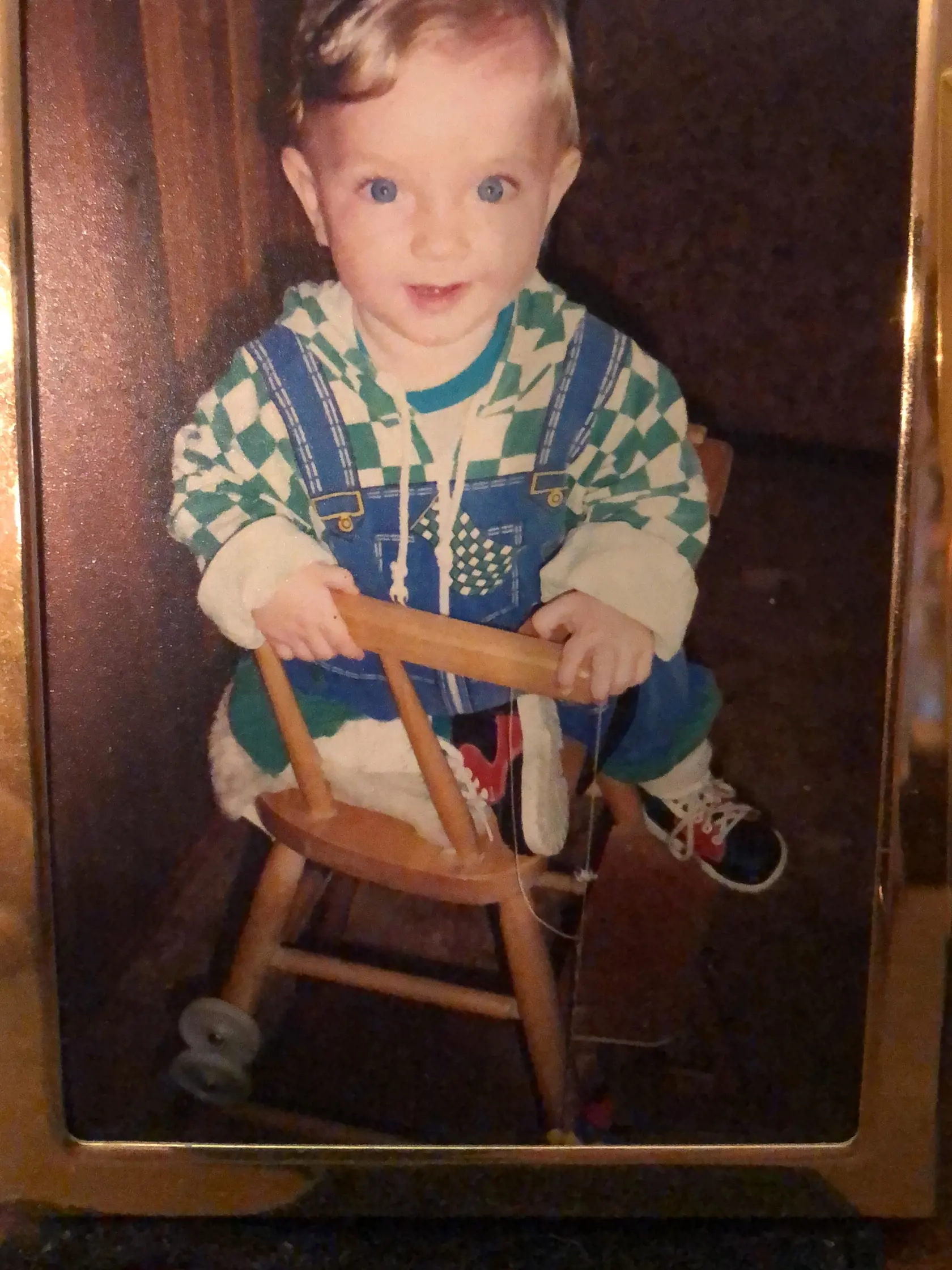 Spoznali by ste v tomto zlatovlasom chlapčekovi Pavla Regendu? Archívne foto 2001.