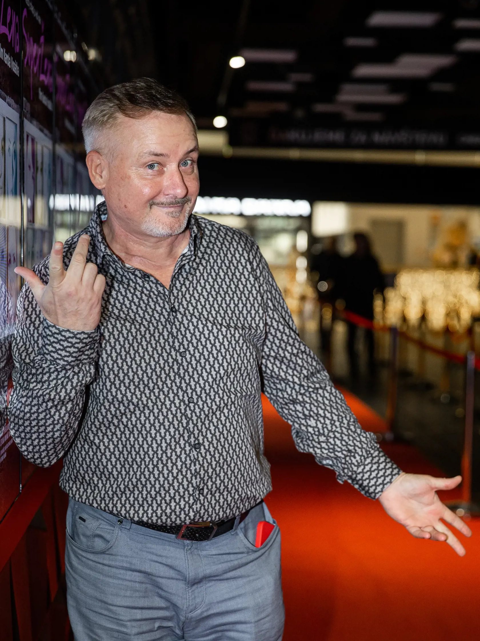 Premiéra filmu  Superžena v Bratislave. Na snímke Peter Batthyány.