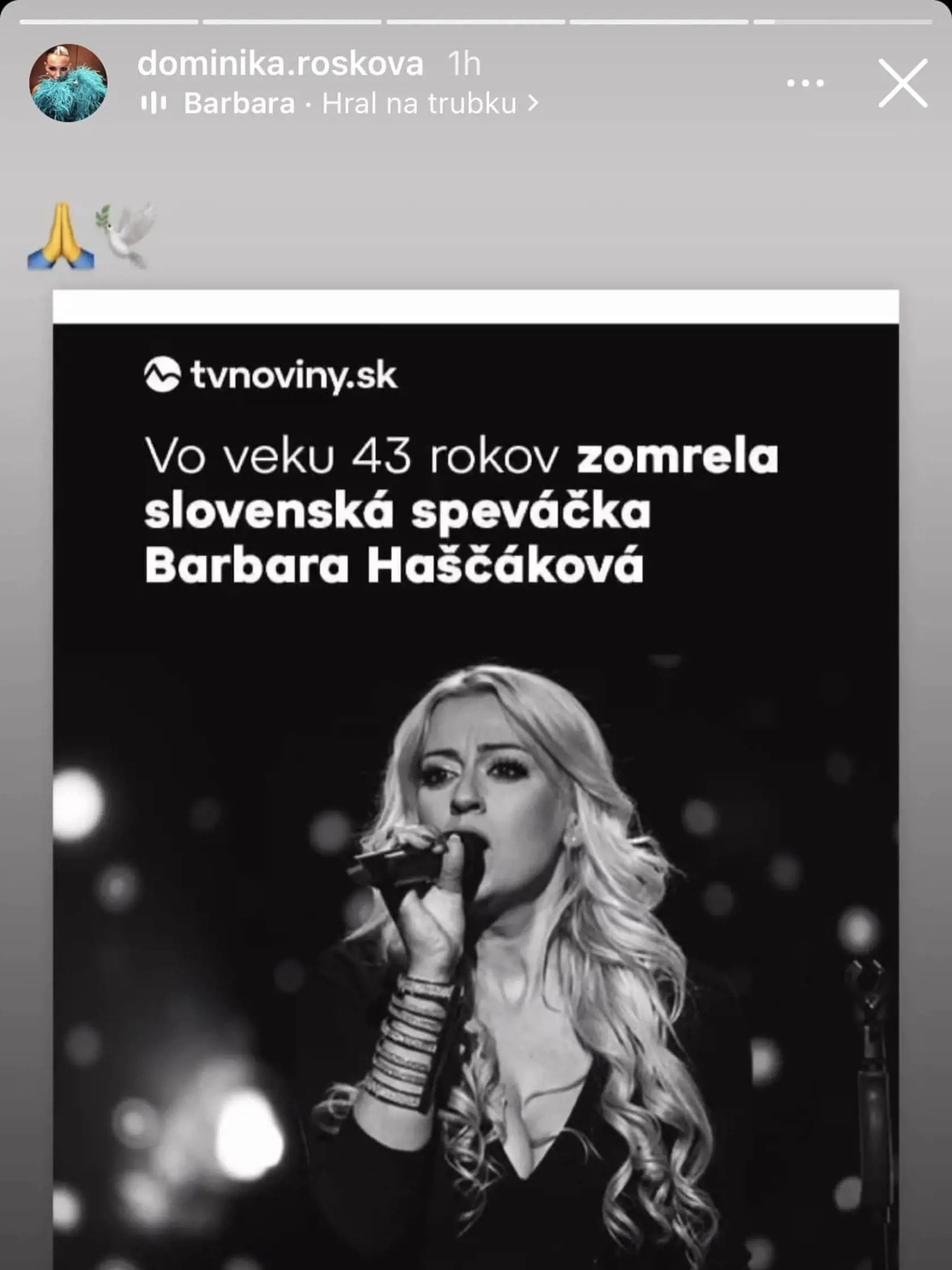 Dominika Rošková, tanečnica