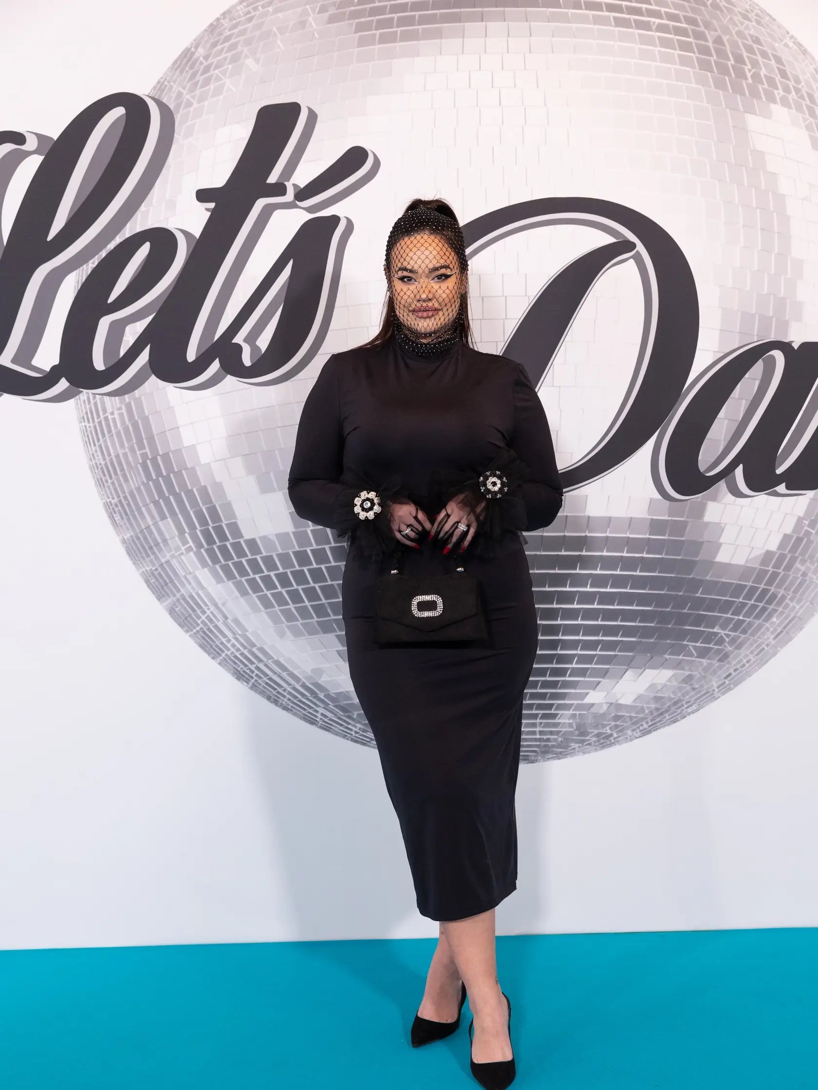 Influencerka Beáta Rusnáková známa ako Bejba počas deviateho kola Let's dance 2025.