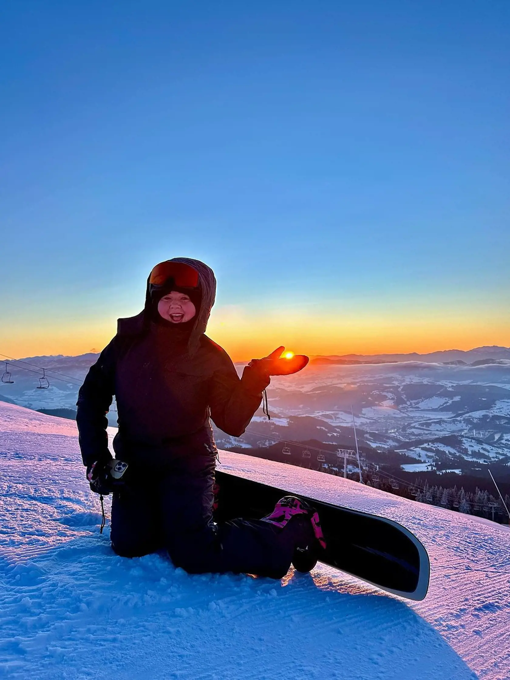 Pred operáciou si užila lyžovačku na Kubínskej holi.