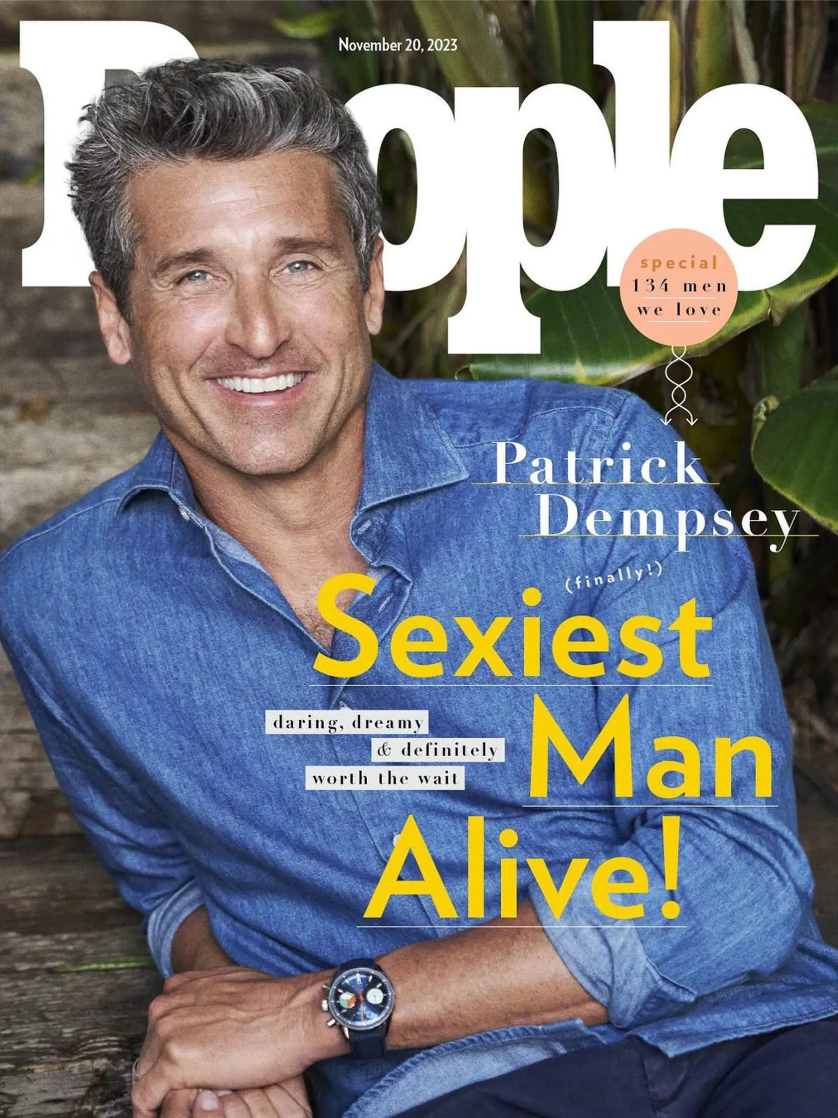 Najsexi mužom roku 2023 je podľa magazínu People herec Patrick Dempsey.