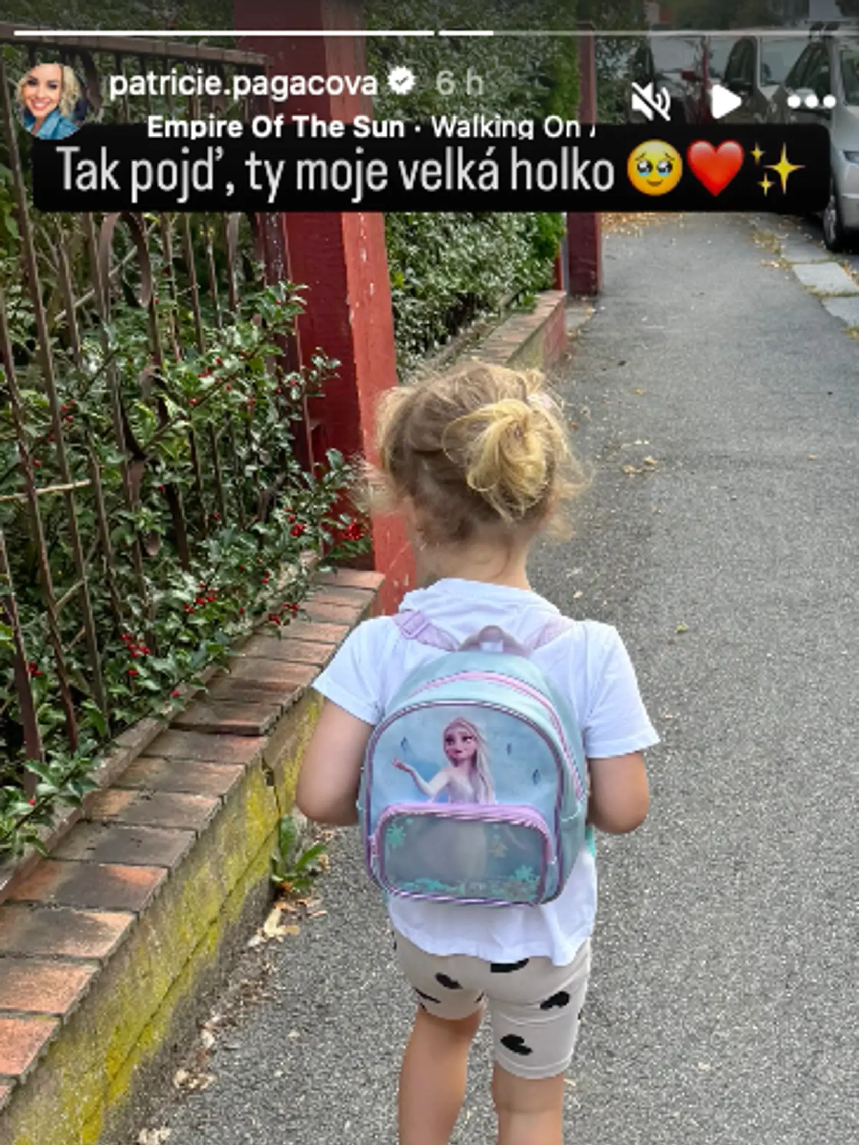 Česká herečka bola na svoju dcérku veľmi hrdá.